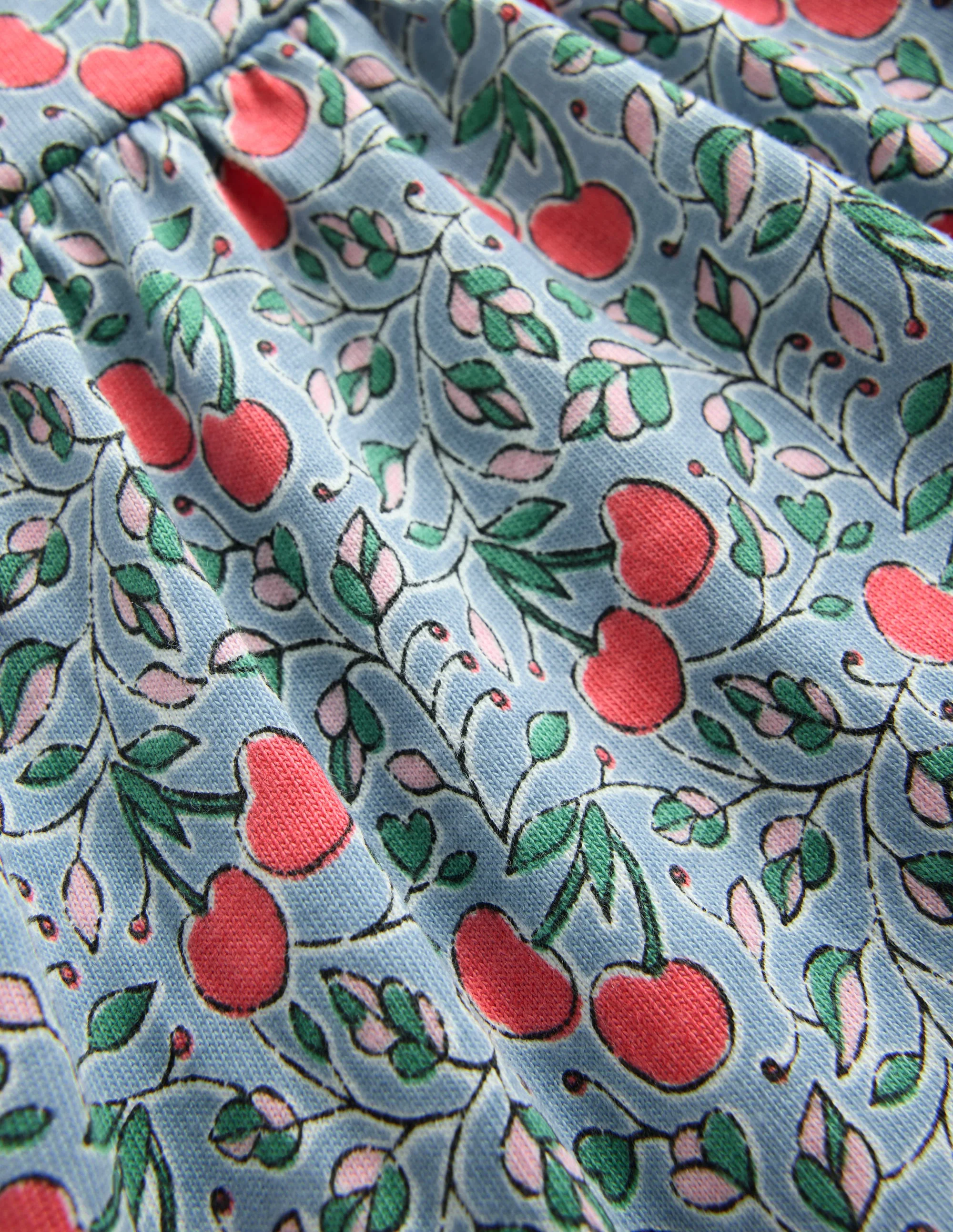Heart Back Jersey Dress-Cherries - Image 3