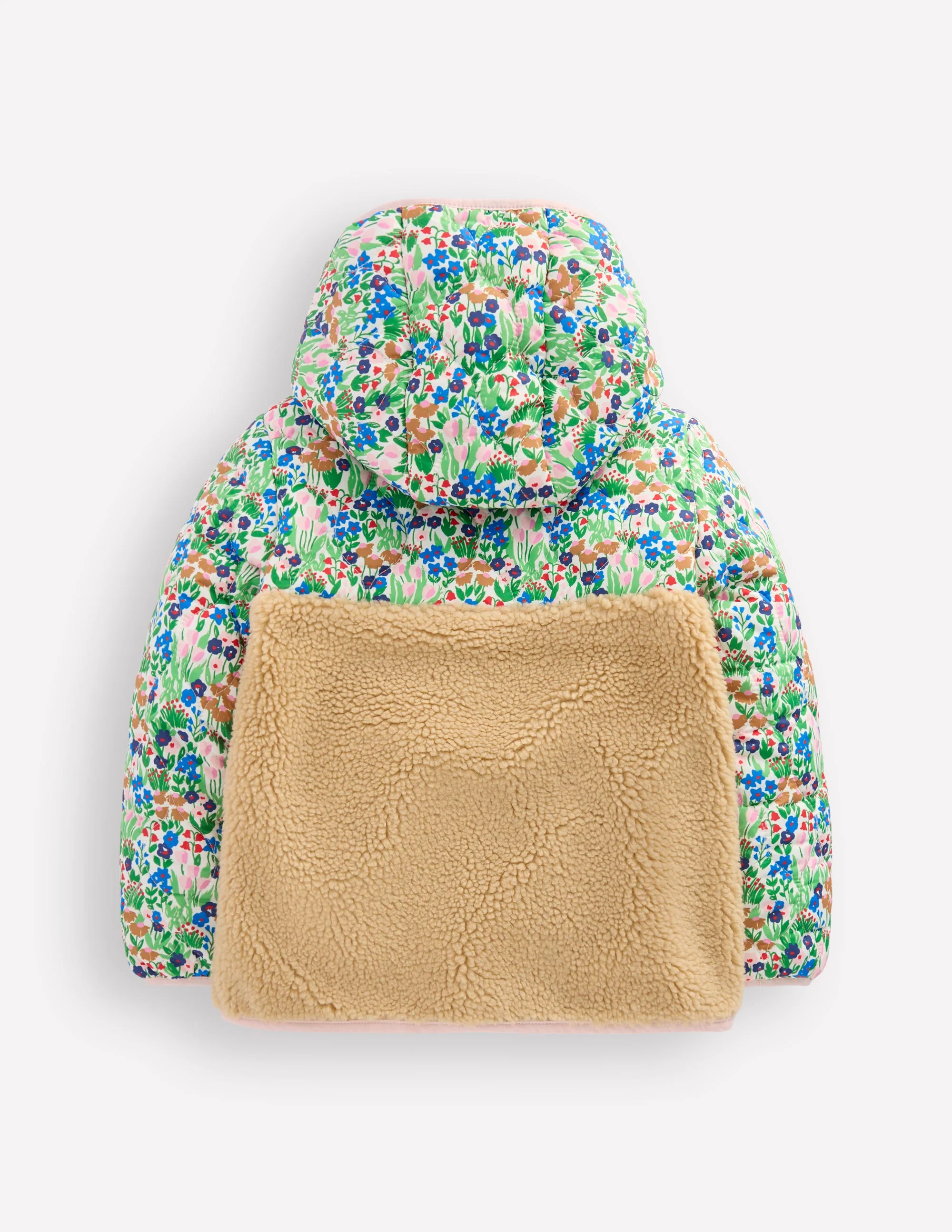 Janie Borg Mix Jacket-Blue Spring Flowerbed - Image 2