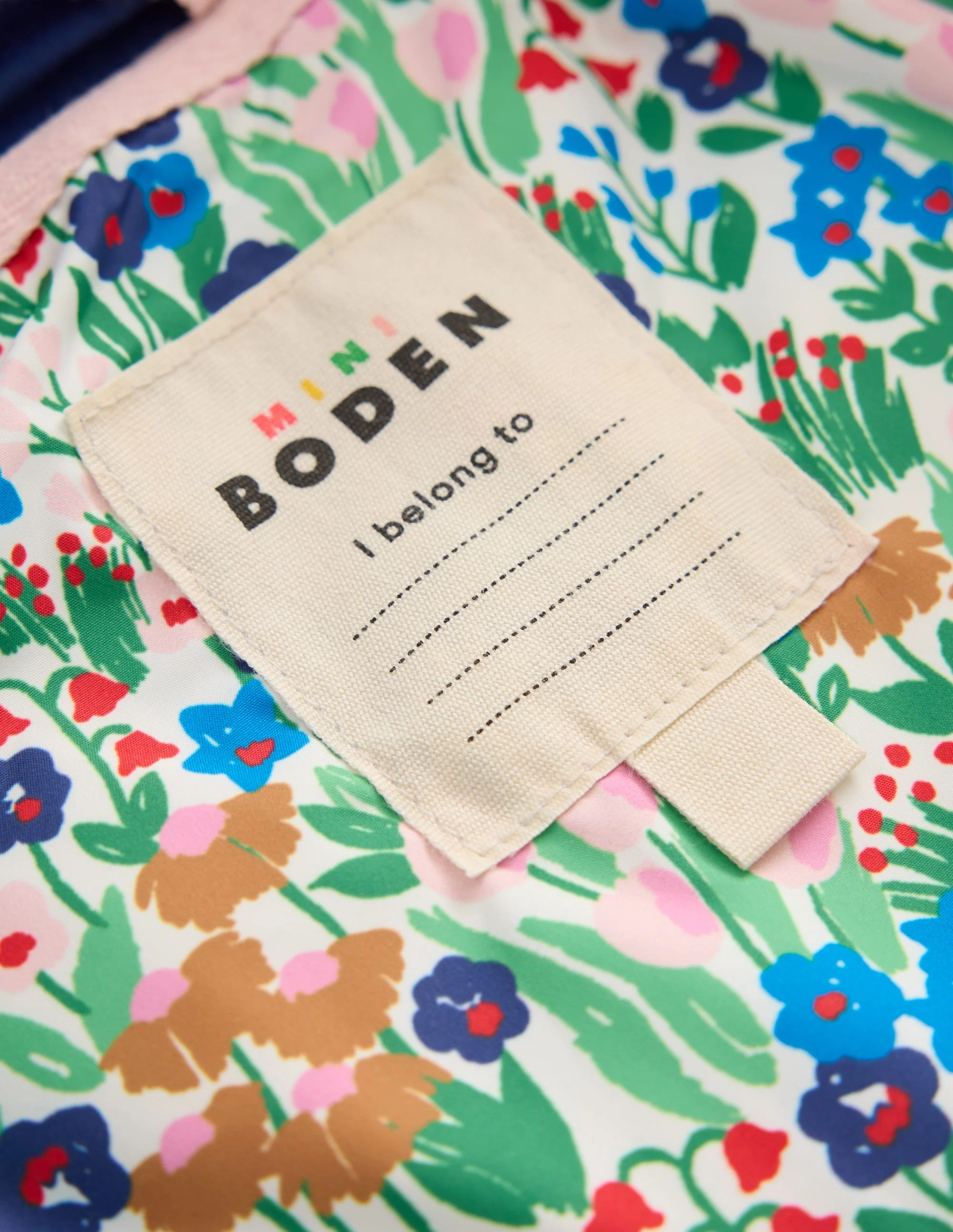 Janie Borg Mix Jacket-Blue Spring Flowerbed - Image 4