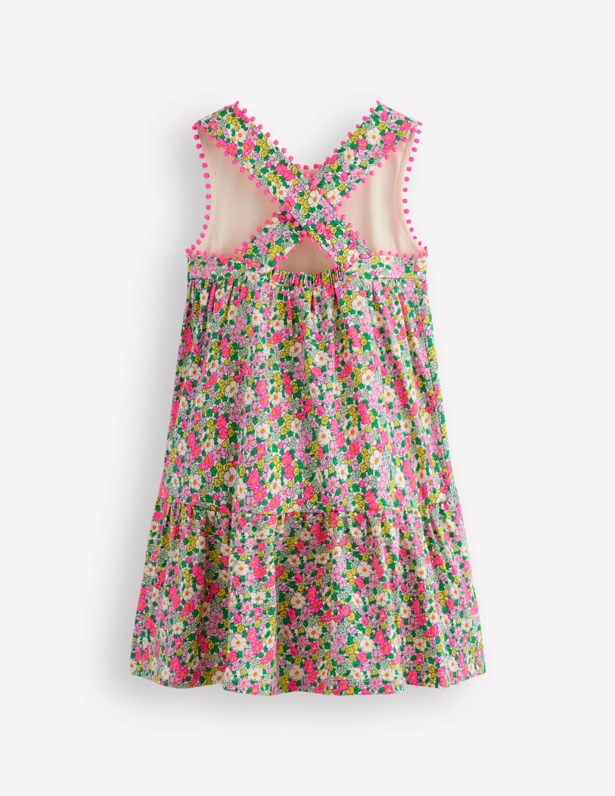 Jersey Cross-back Dress-Ditsy Floral - Image 2