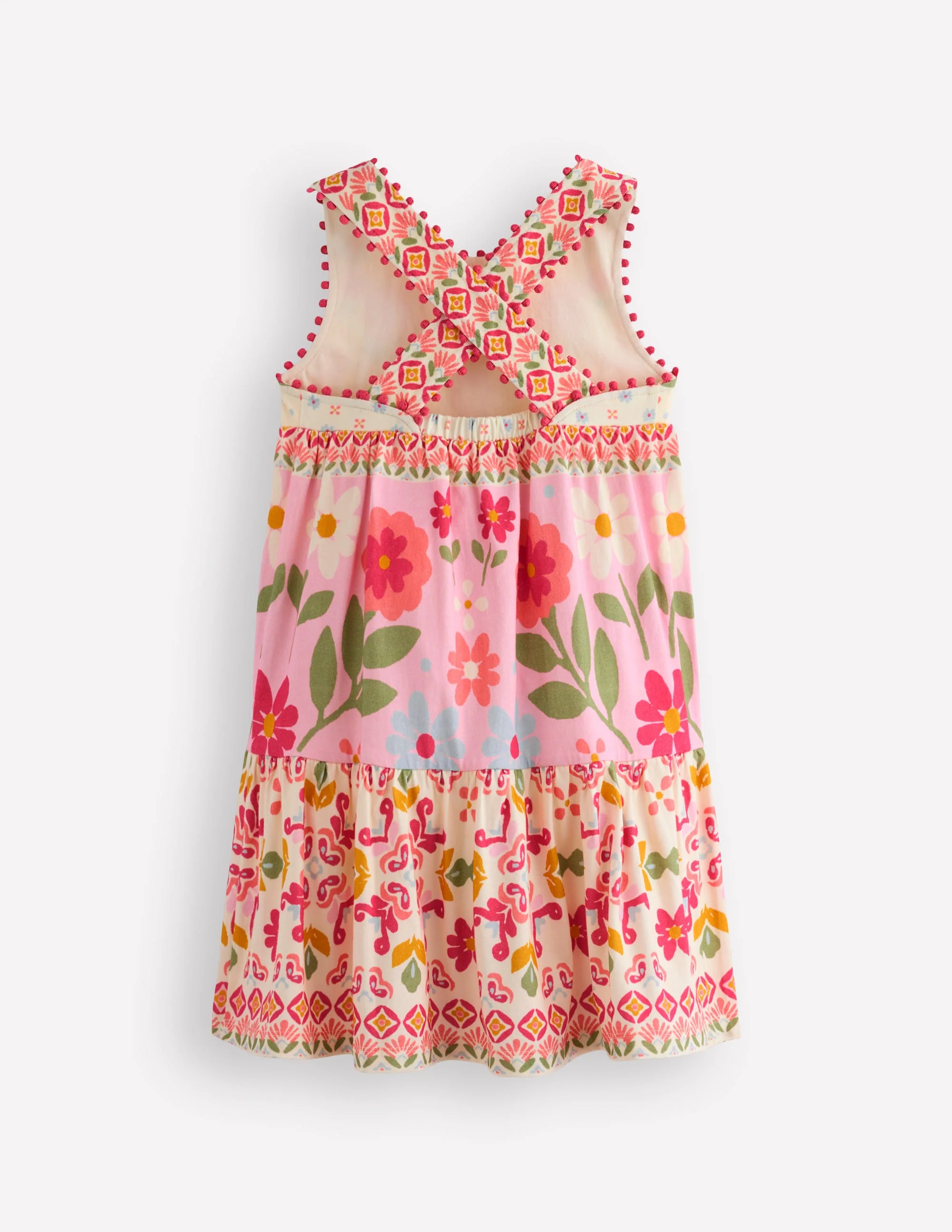 Jersey Cross-back Dress-Hotchpotch Floral - Image 2