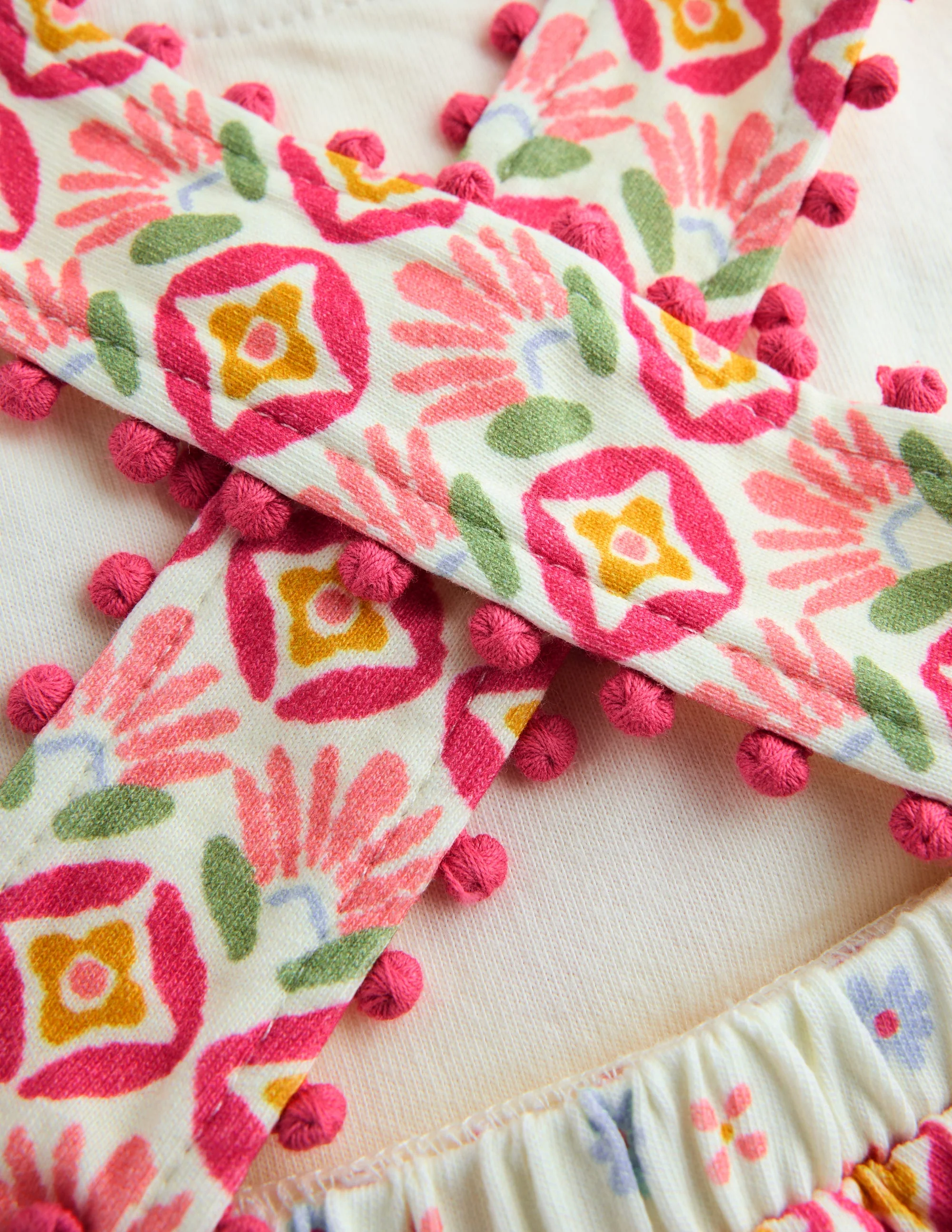 Jersey Cross-back Dress-Hotchpotch Floral - Image 3