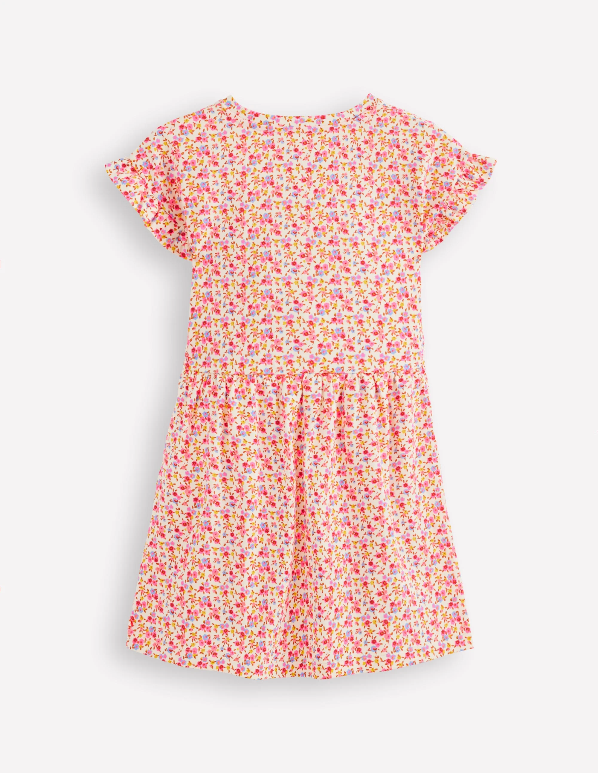 Jersey T-Shirt Dress-Ditsy Floral - Image 2