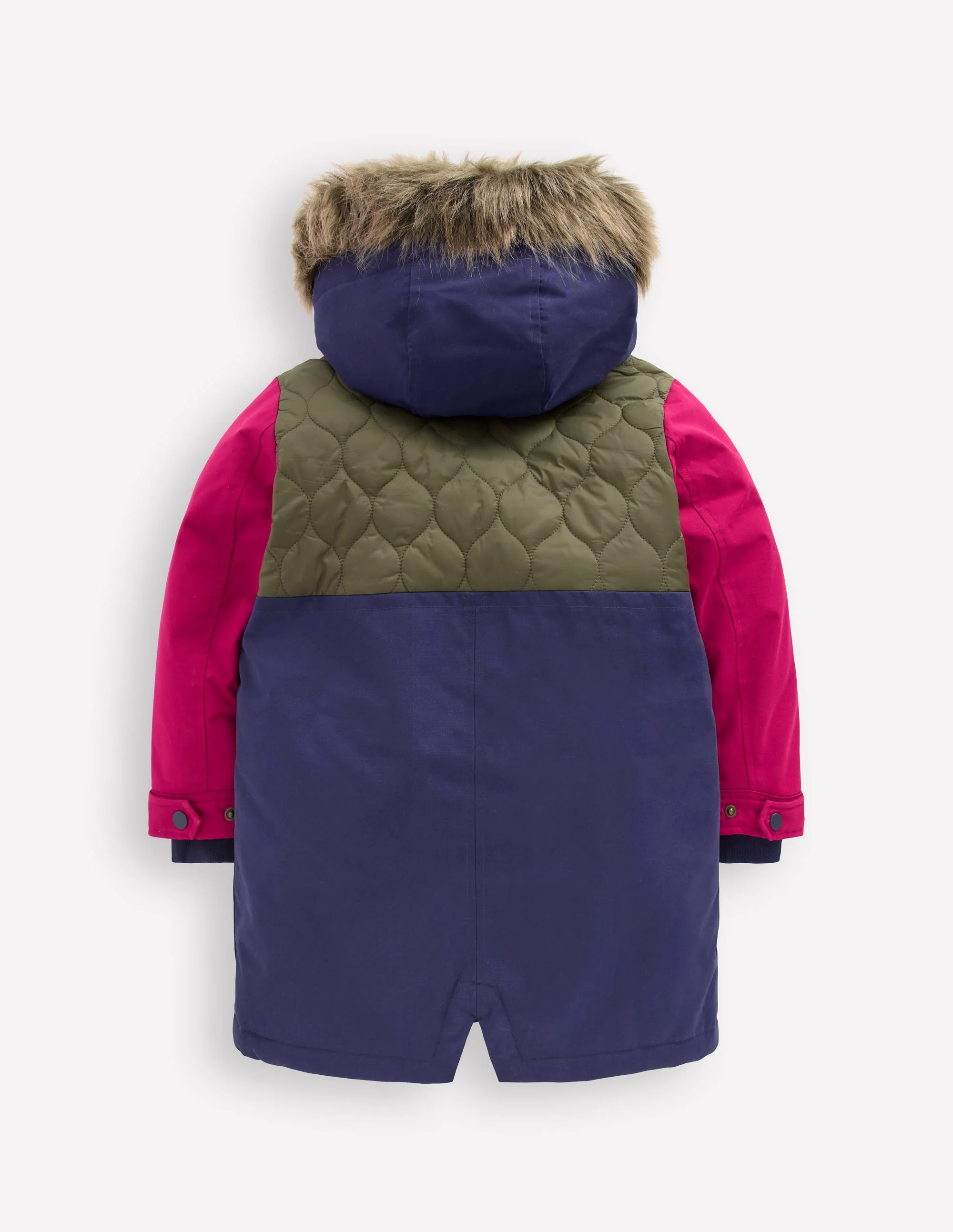 Joni Quilted Parka Coat-Multi - Image 2