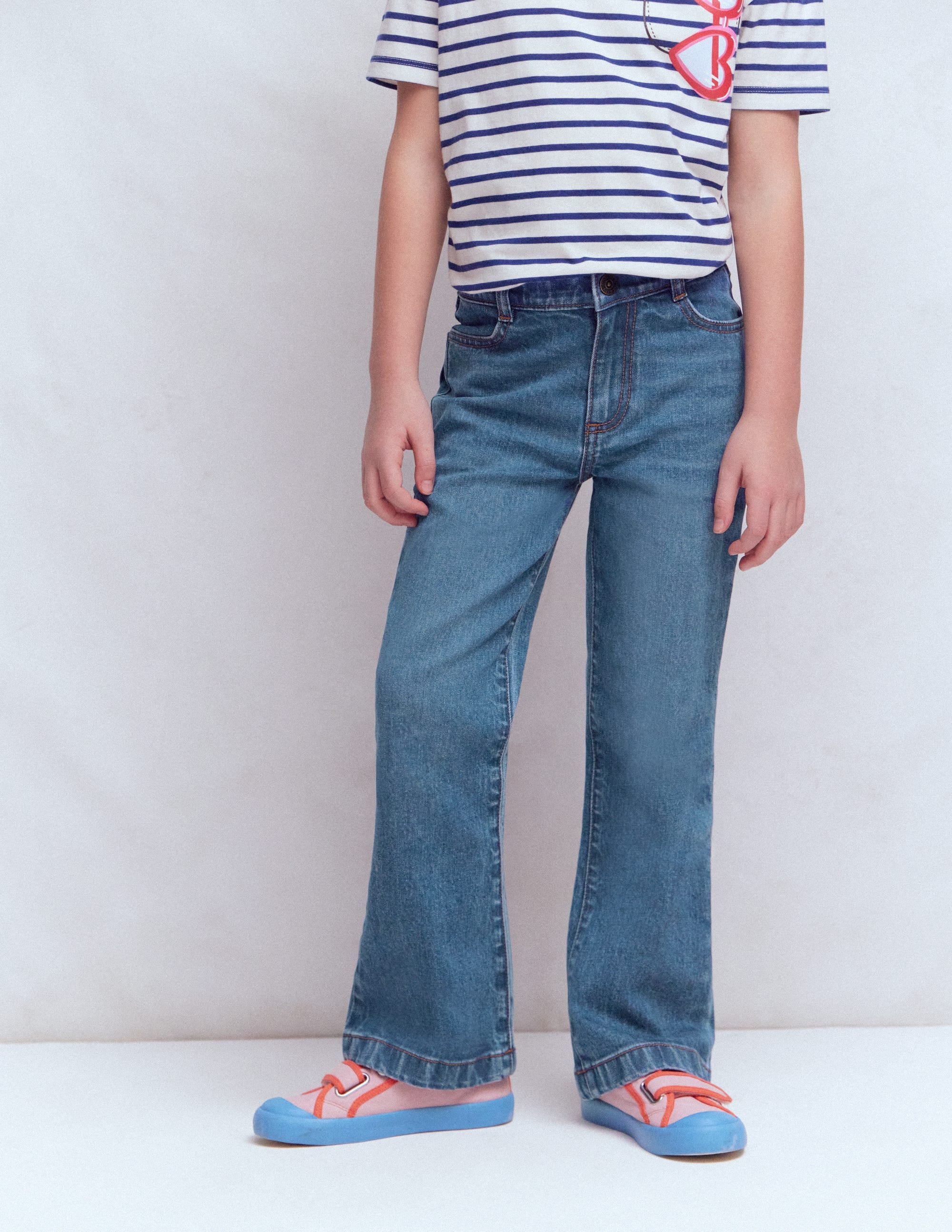 Kick Flare Jean-Mid Vintage - Image 3