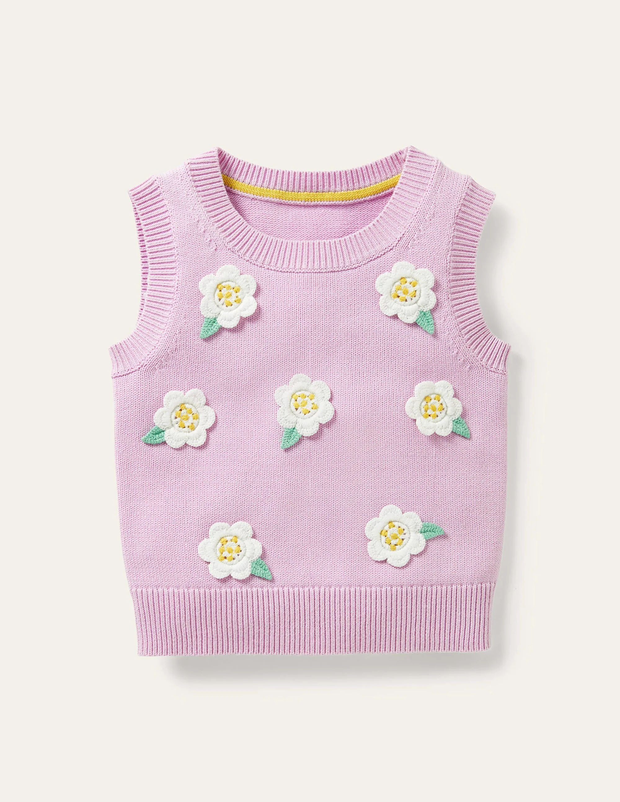 Knitted Tank Top-Orchid Petal
