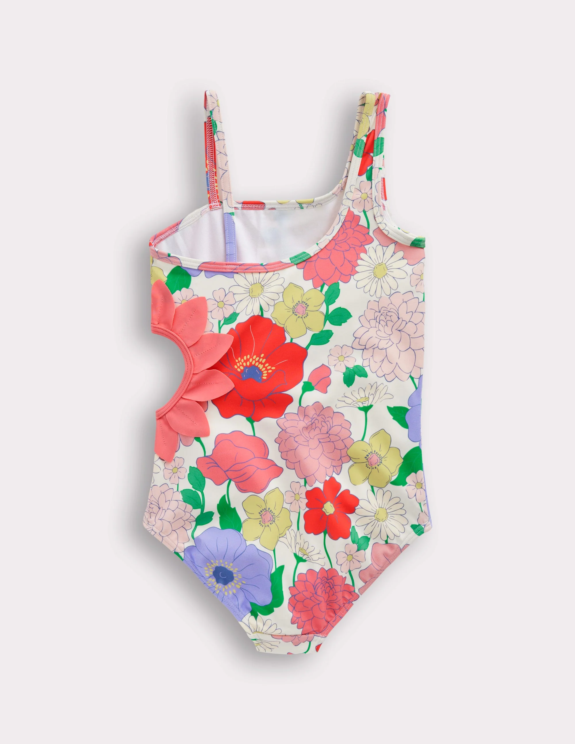 Lettice Cut Out Swimsuit-Multi Summer Garden - Image 2