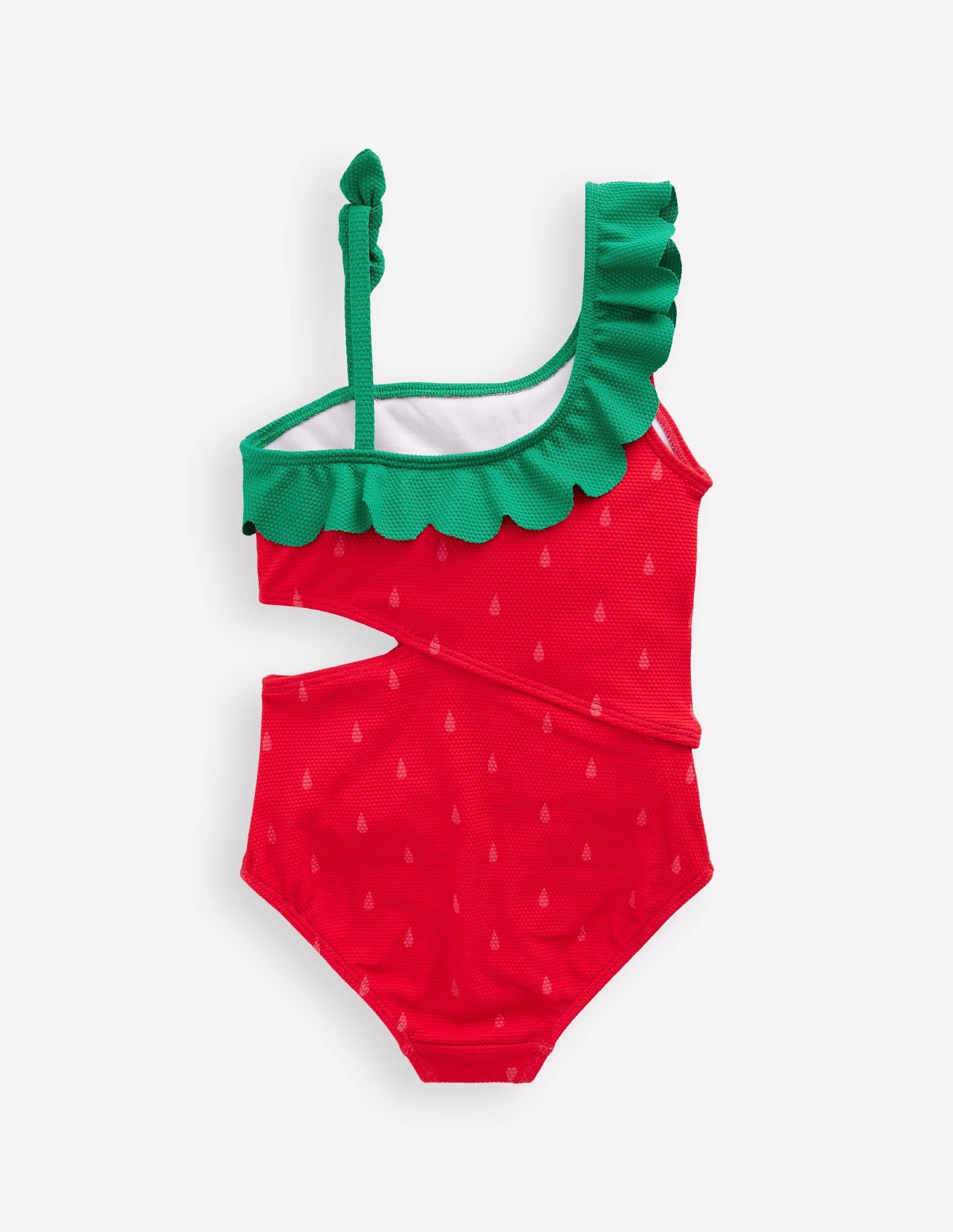 Lettice Cut Out Swimsuit-Strawberry - Image 2