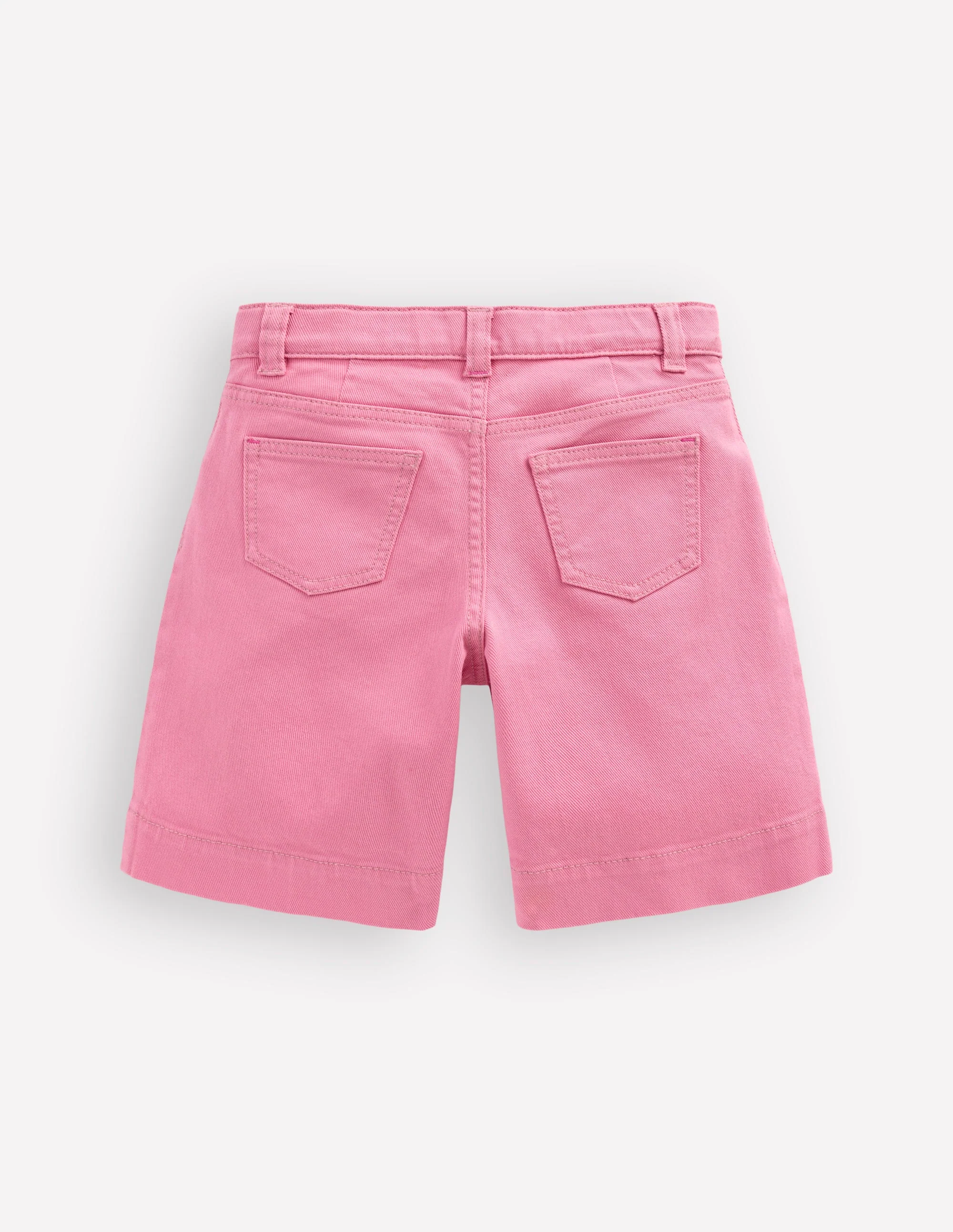 Long Denim Short-Bubblegum Pink - Image 2