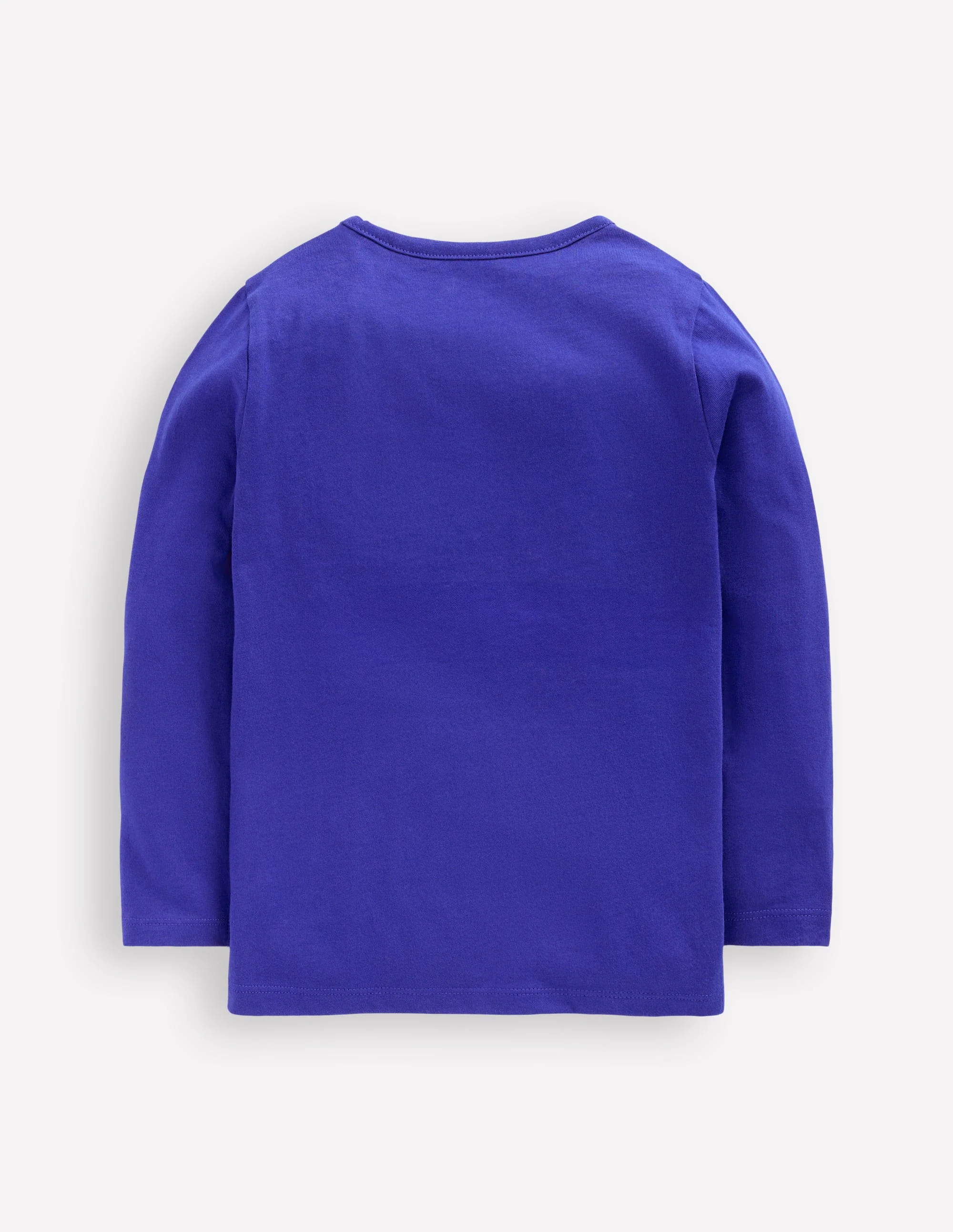 Long Sleeve LTF T-shirt-Sapphire Blue Haunted House - Image 2