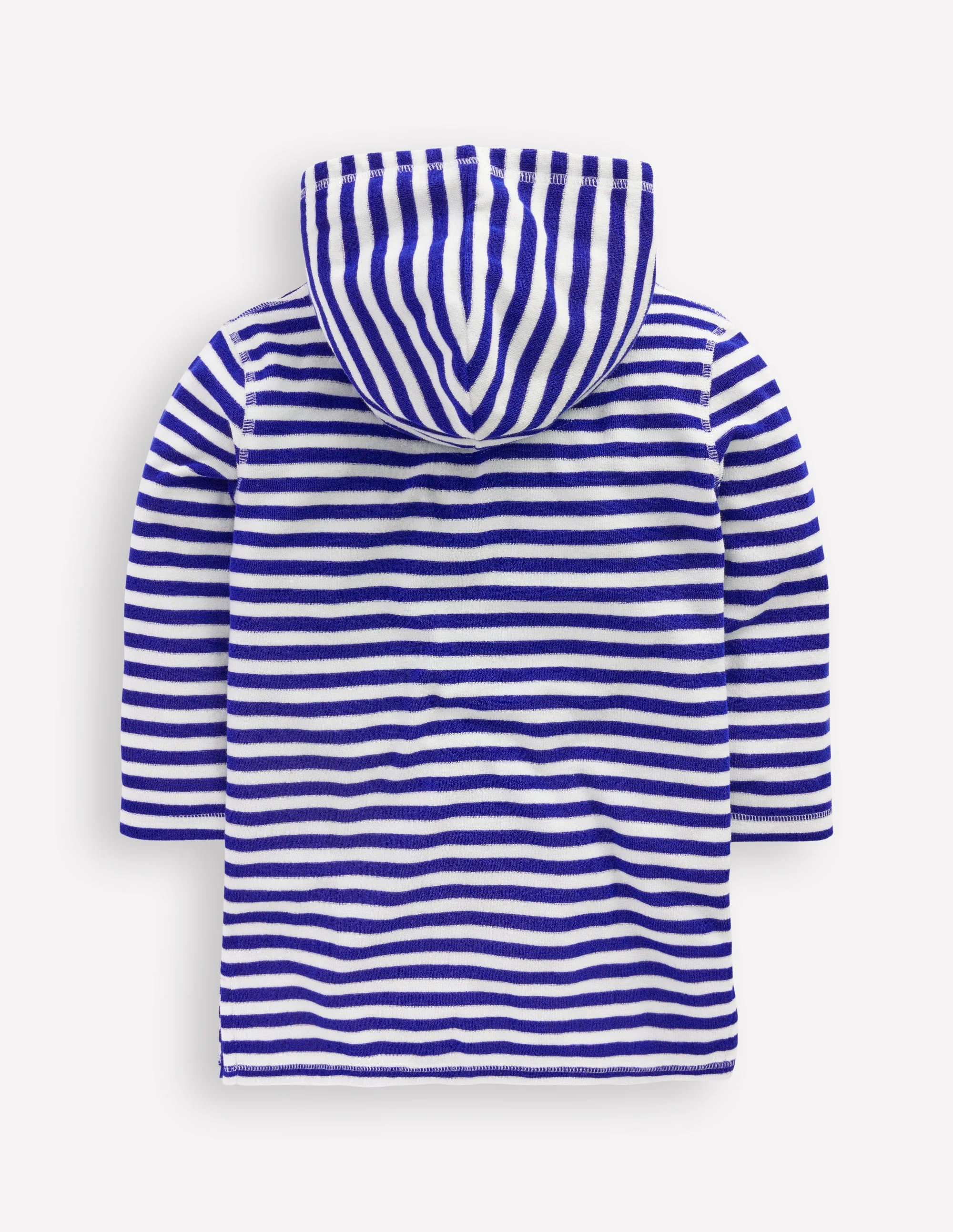 Mara Towelling Throw-On-Bright Blue Fruit Stripe - Image 2