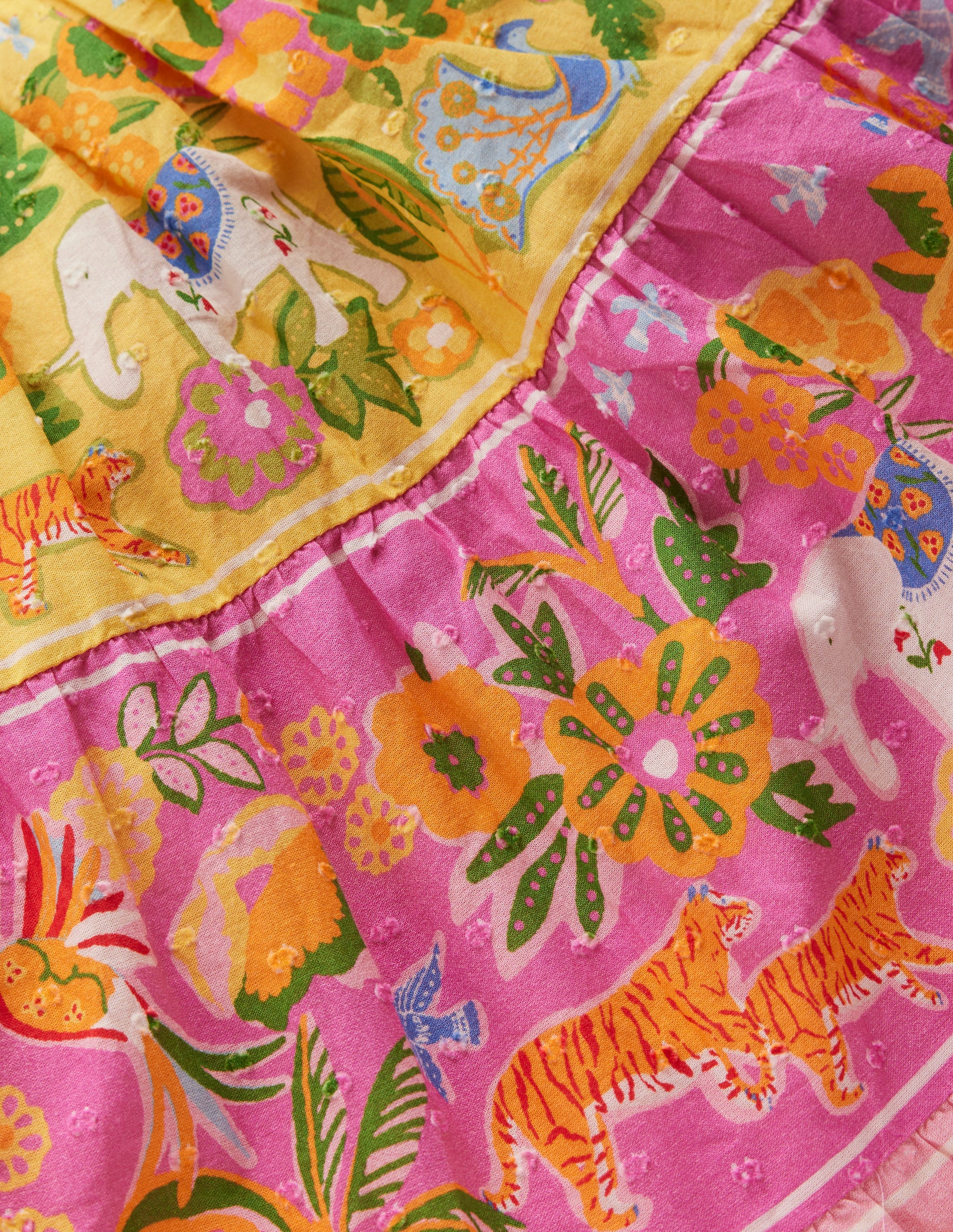 Midi Skirt-Multi Tropical Animals - Image 3