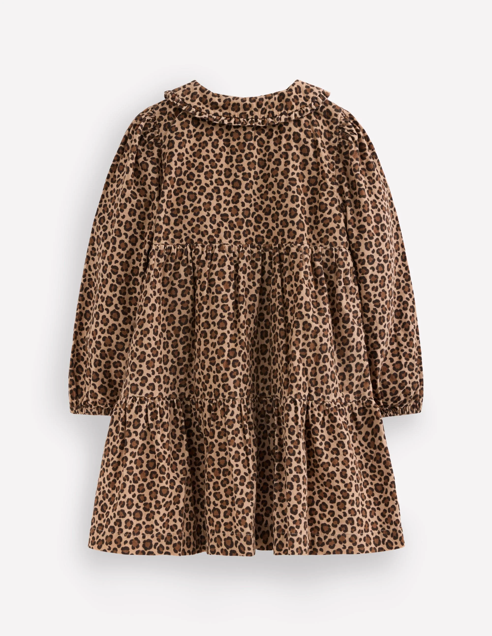 Minna Collared Woven Dress-Leopard - Image 6