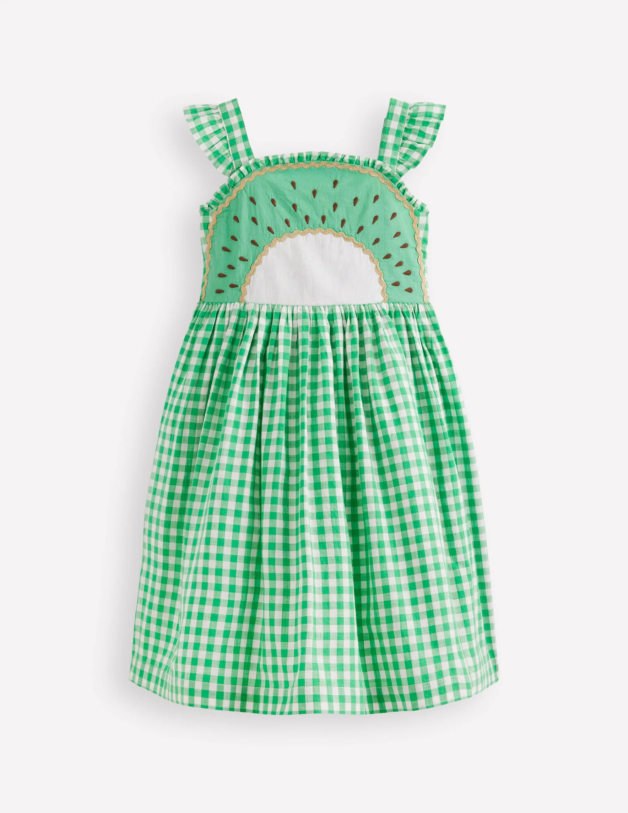 Novelty Strappy Dress-Kiwi - Image 2