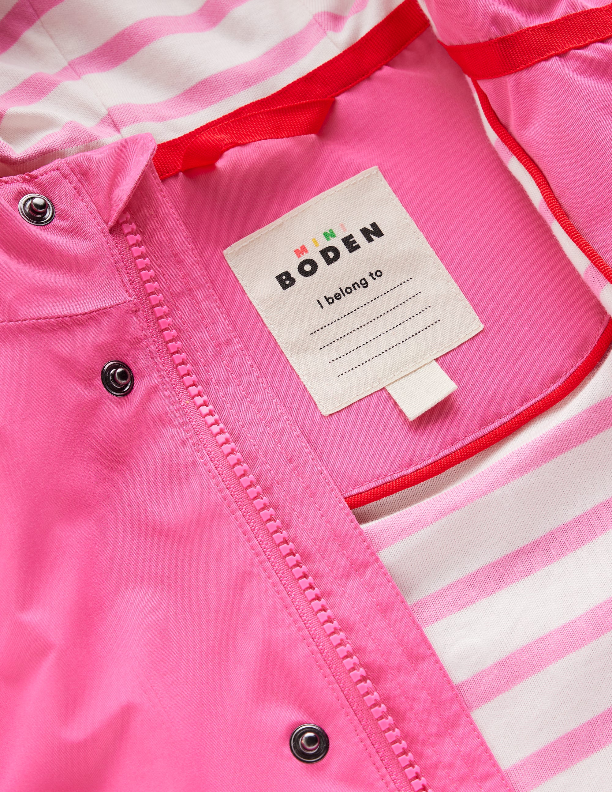 Novelty Waterproof Jacket-Sorbet Pink Monster - Image 4