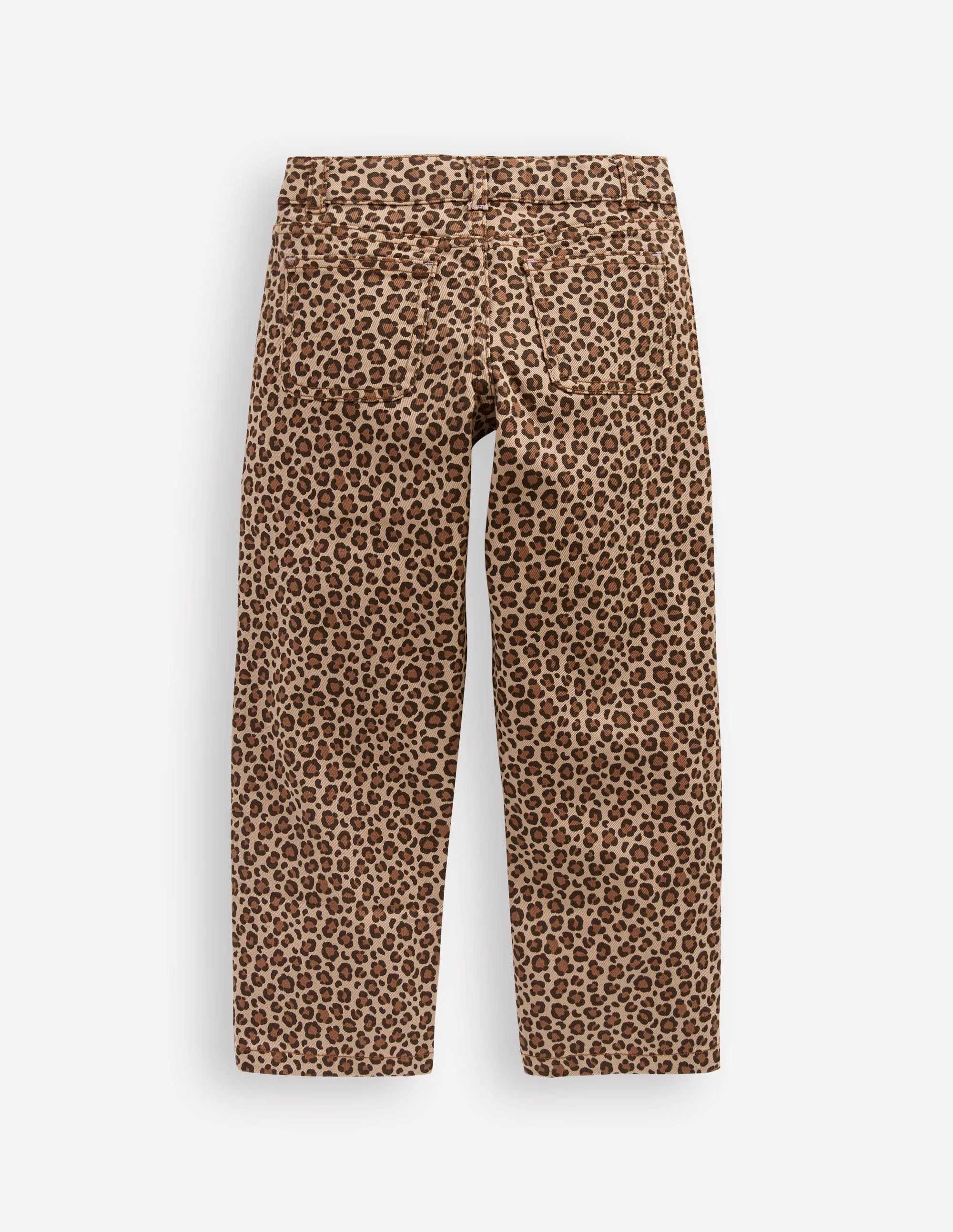 Patch Pocket Trouser-Leopard Print - Image 2