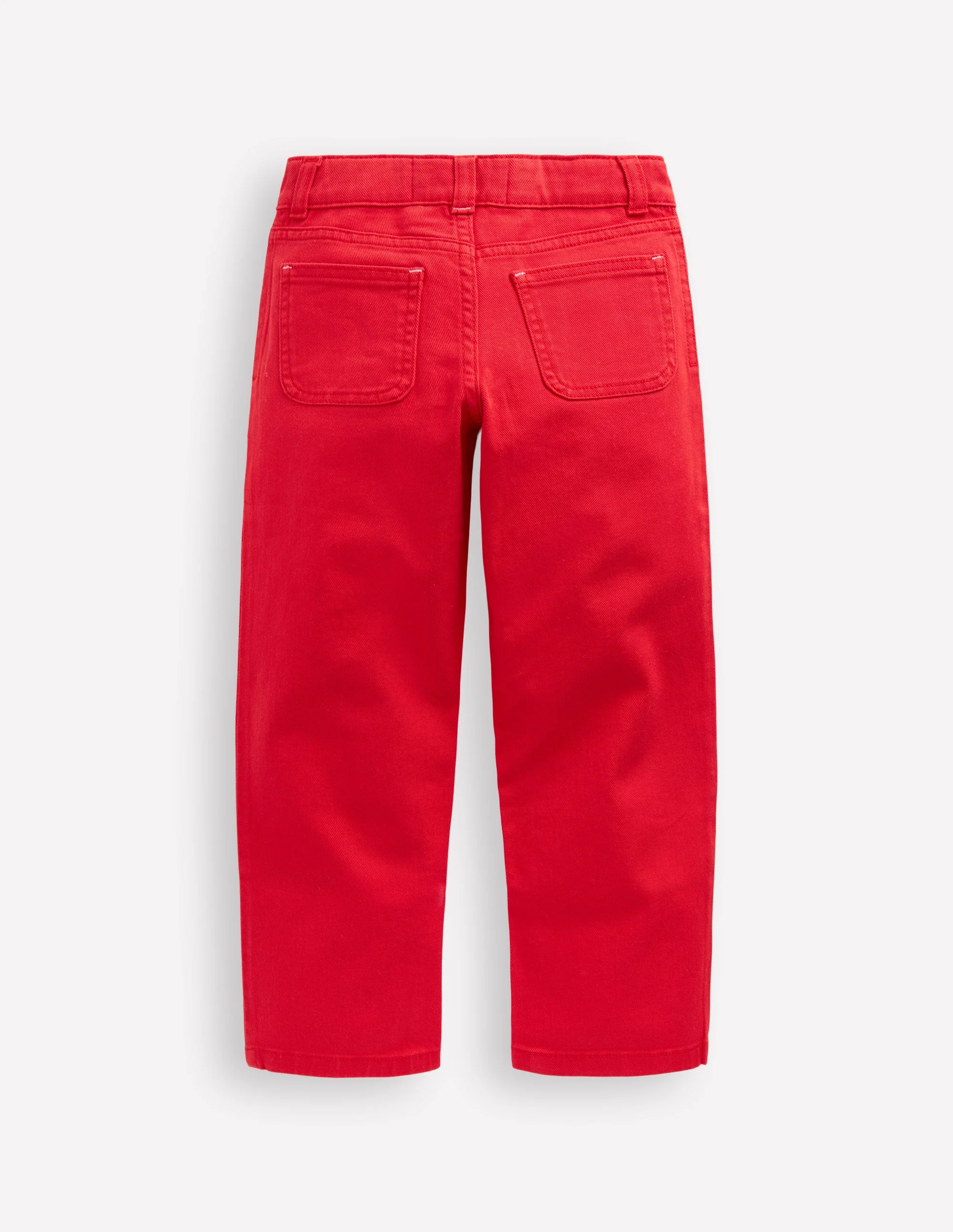 Patch Pocket Trouser-Poppy Red - Image 2