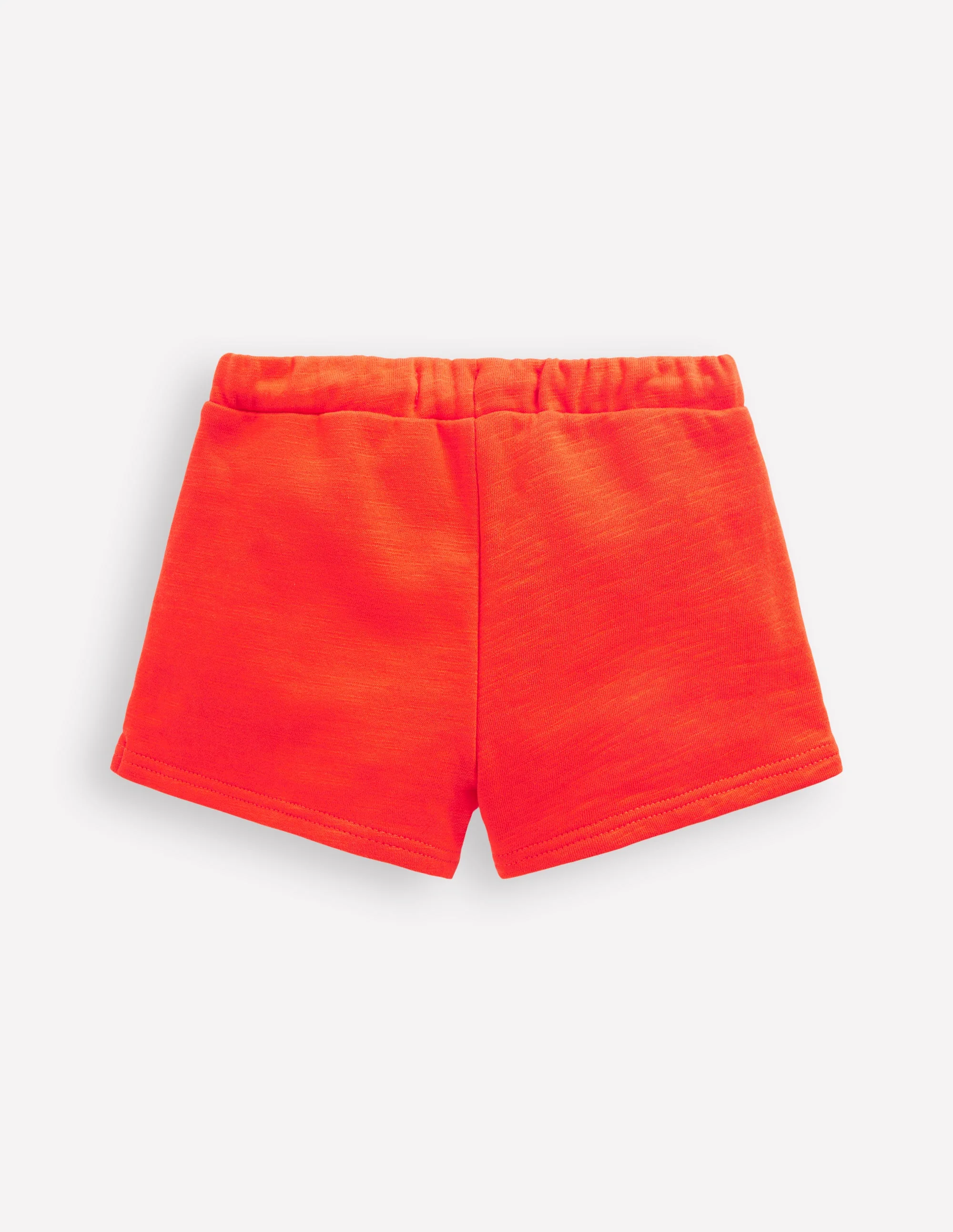 Pom Trim Jersey Short-Firecracker Red - Image 2