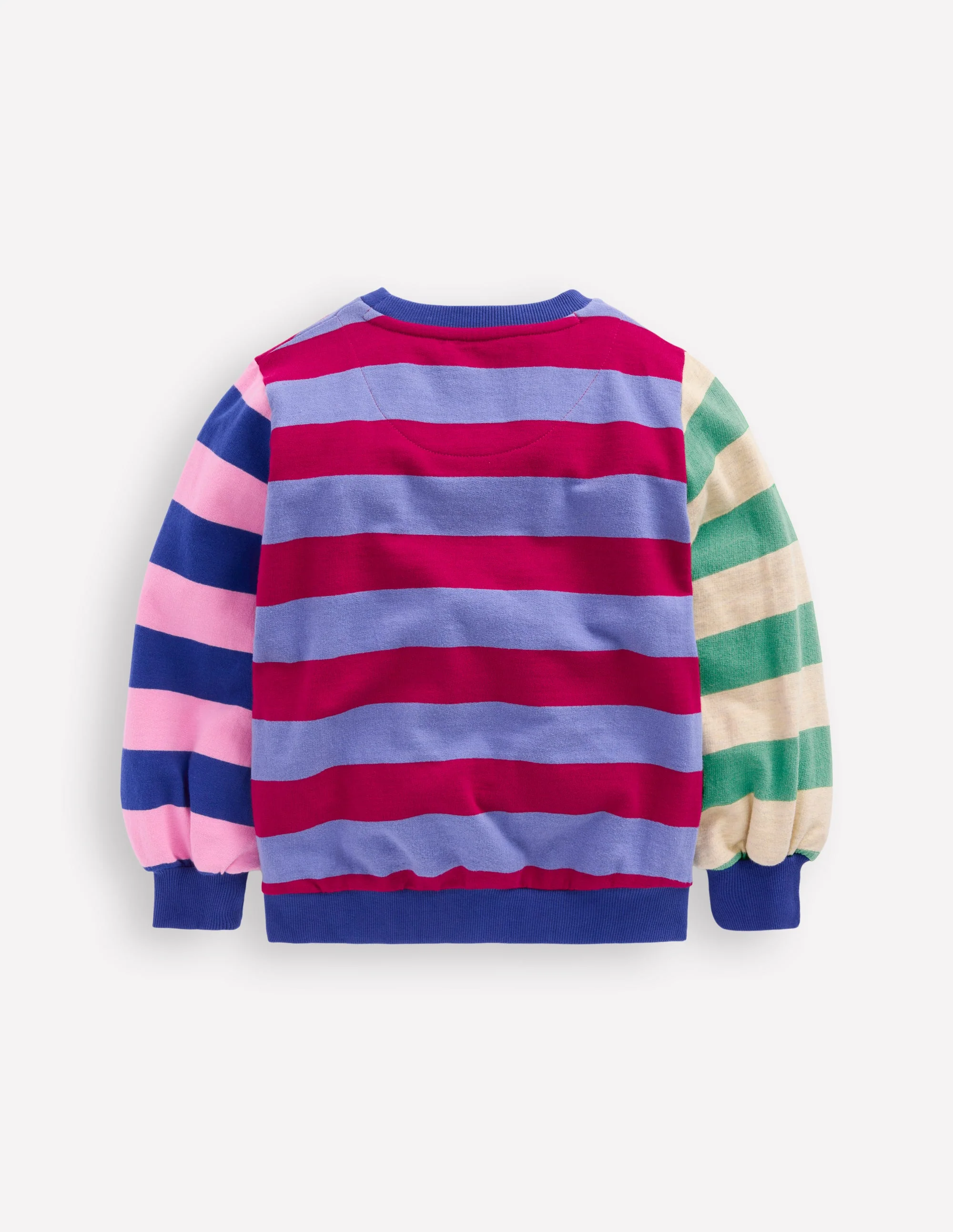 Printed Sweatshirt-Multi Hotch Potch Stripe - Image 2