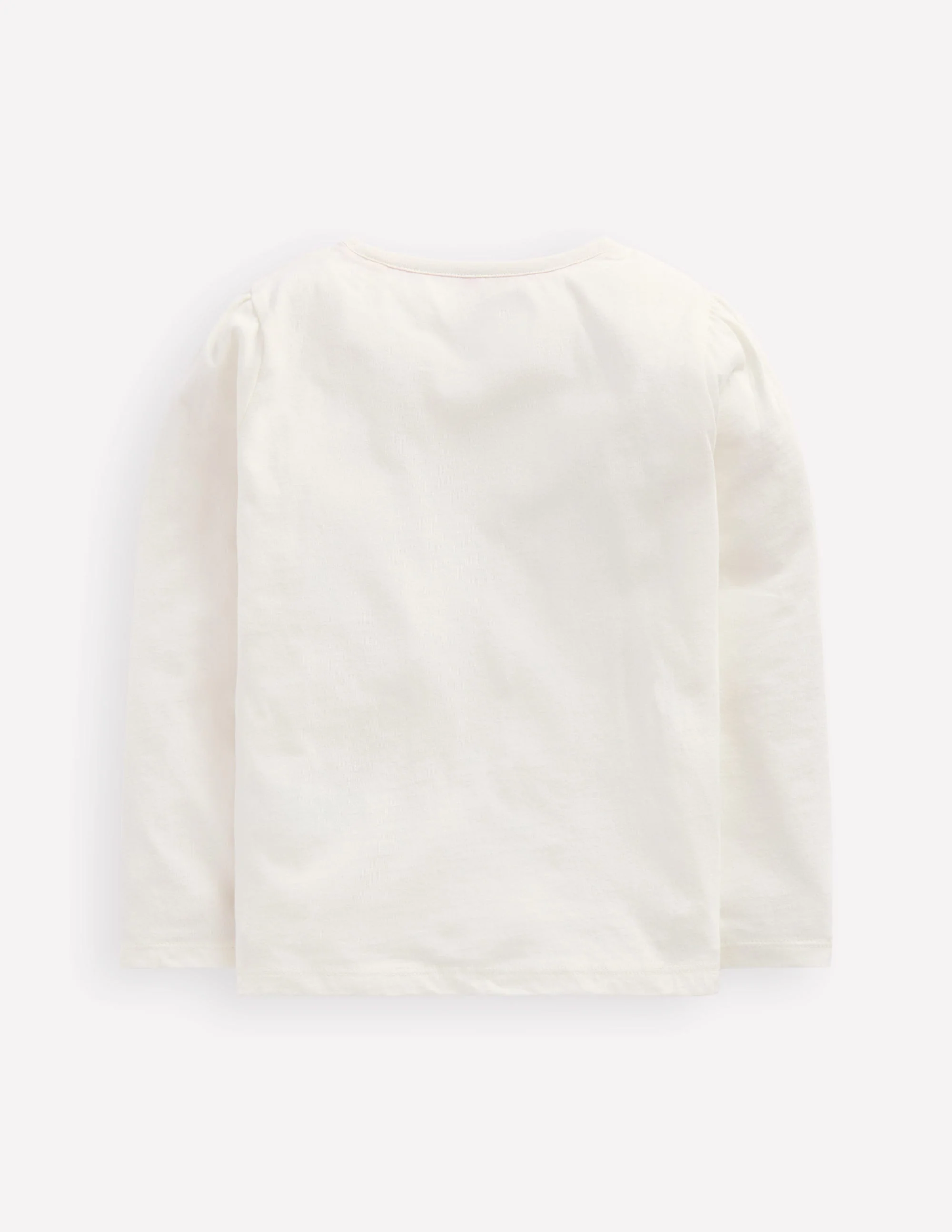 Puff Sleeve Appliqué T-shirt-Soft Ivory Nutcracker - Image 2