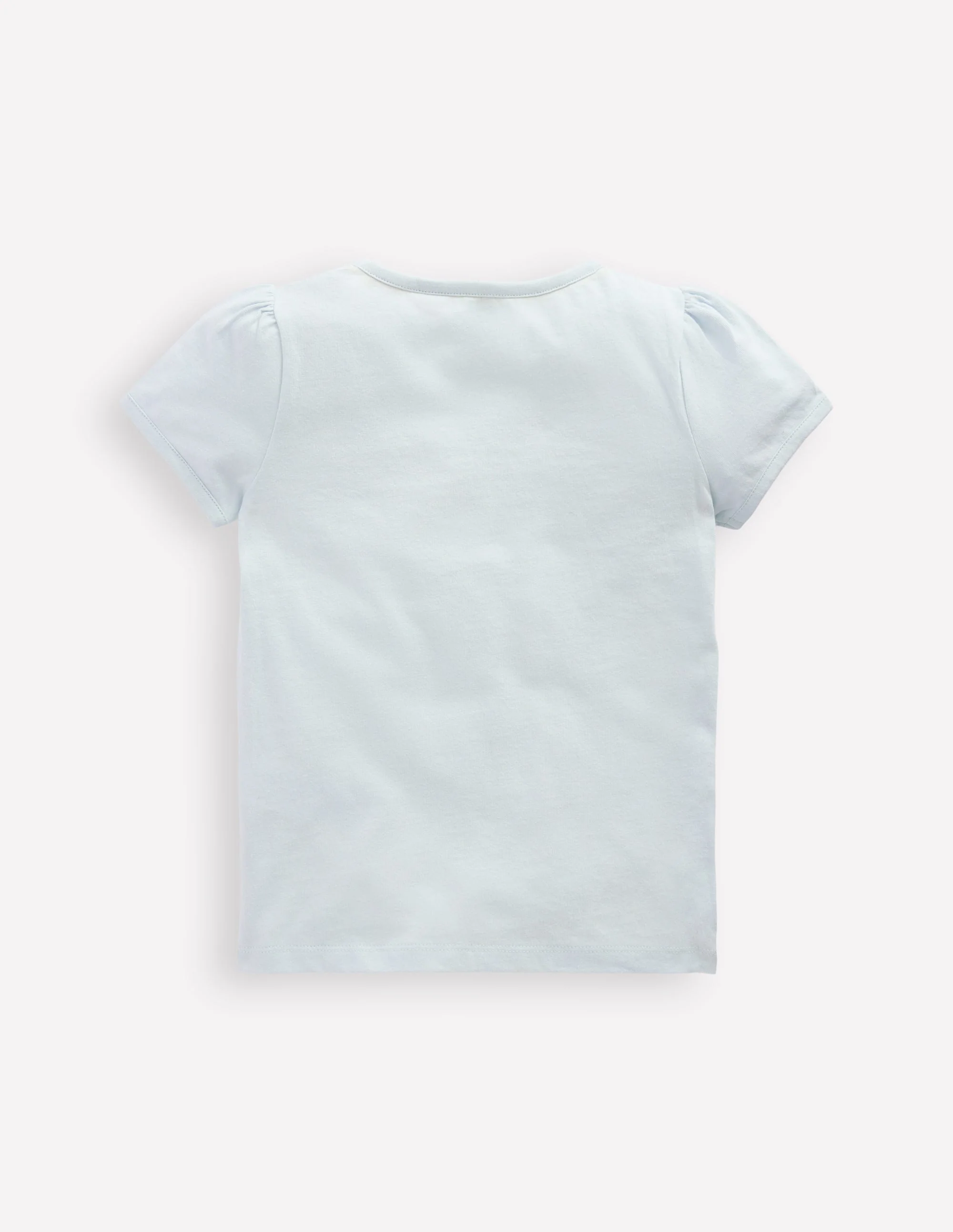 Puff Sleeve Applique Top-Cloud Blue Animals - Image 2