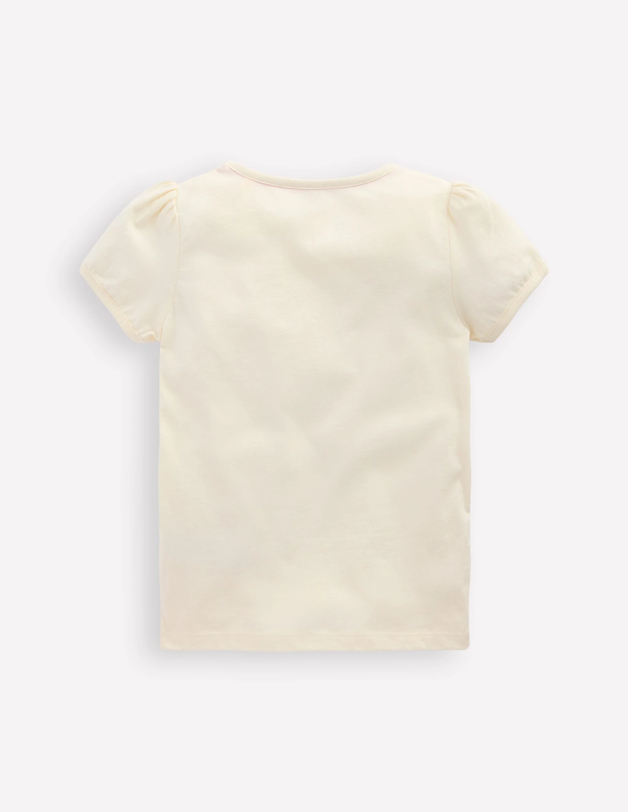 Puff Sleeve Applique Top-Soft Ivory Horse - Image 2
