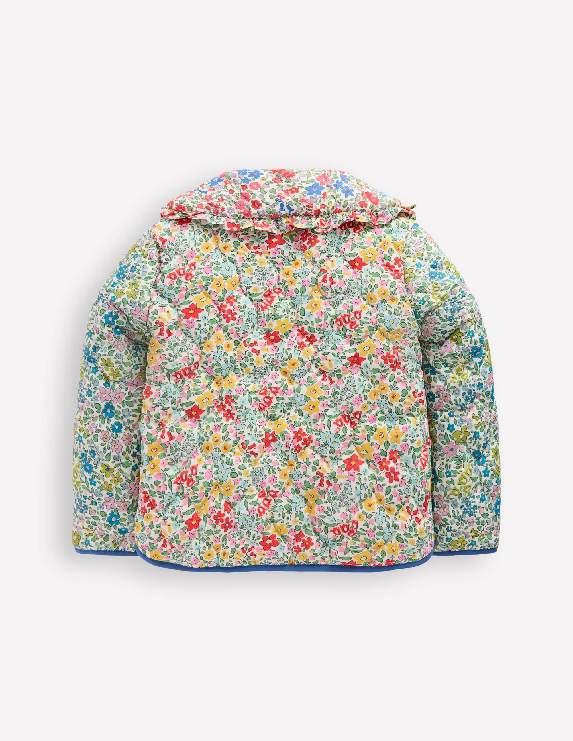 Quilted Collared Jacket-Rose Pink Flowerbed - Image 2