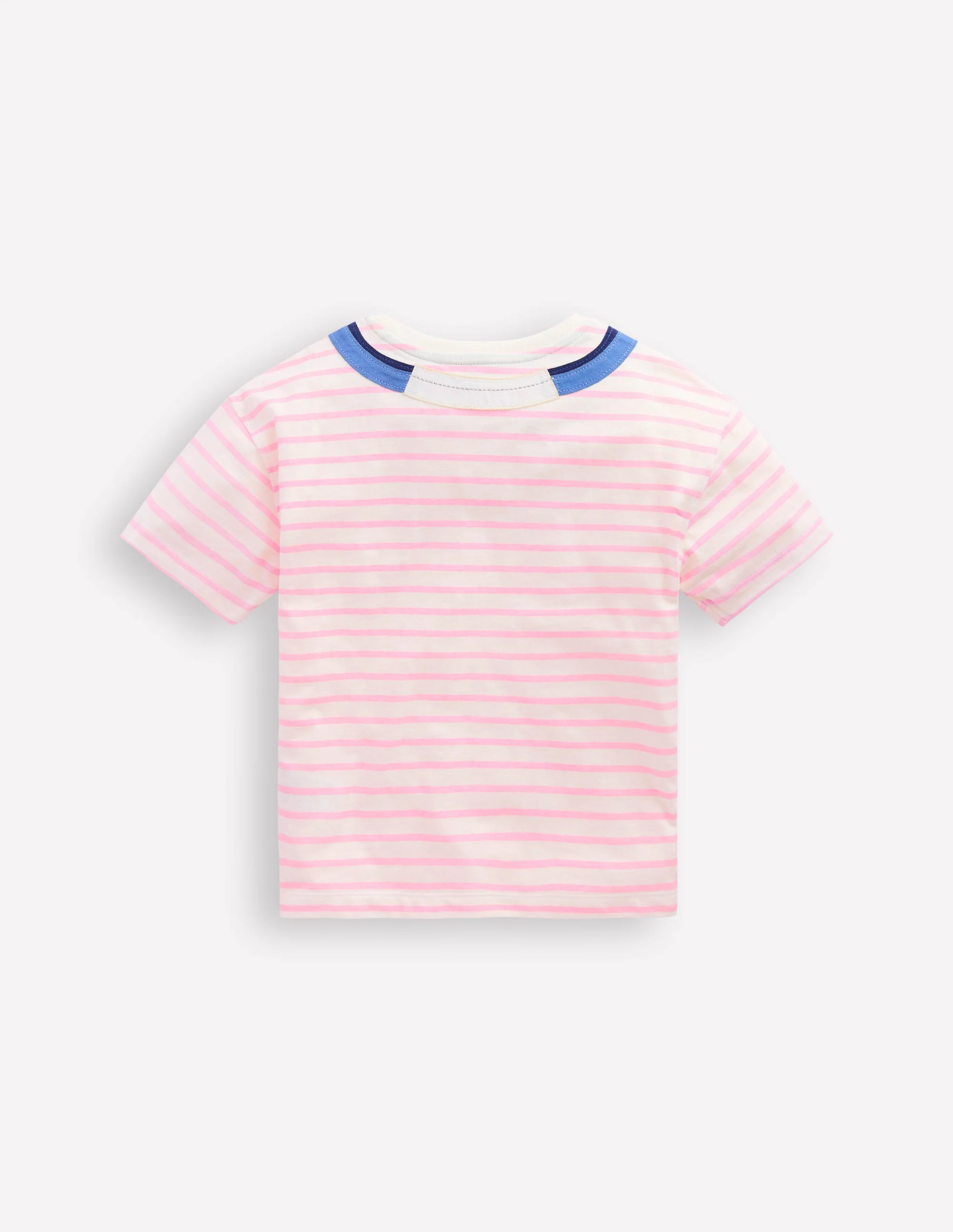 Relaxed Applique T-shirt-Formica Pink/ Ivory Headphones - Image 2