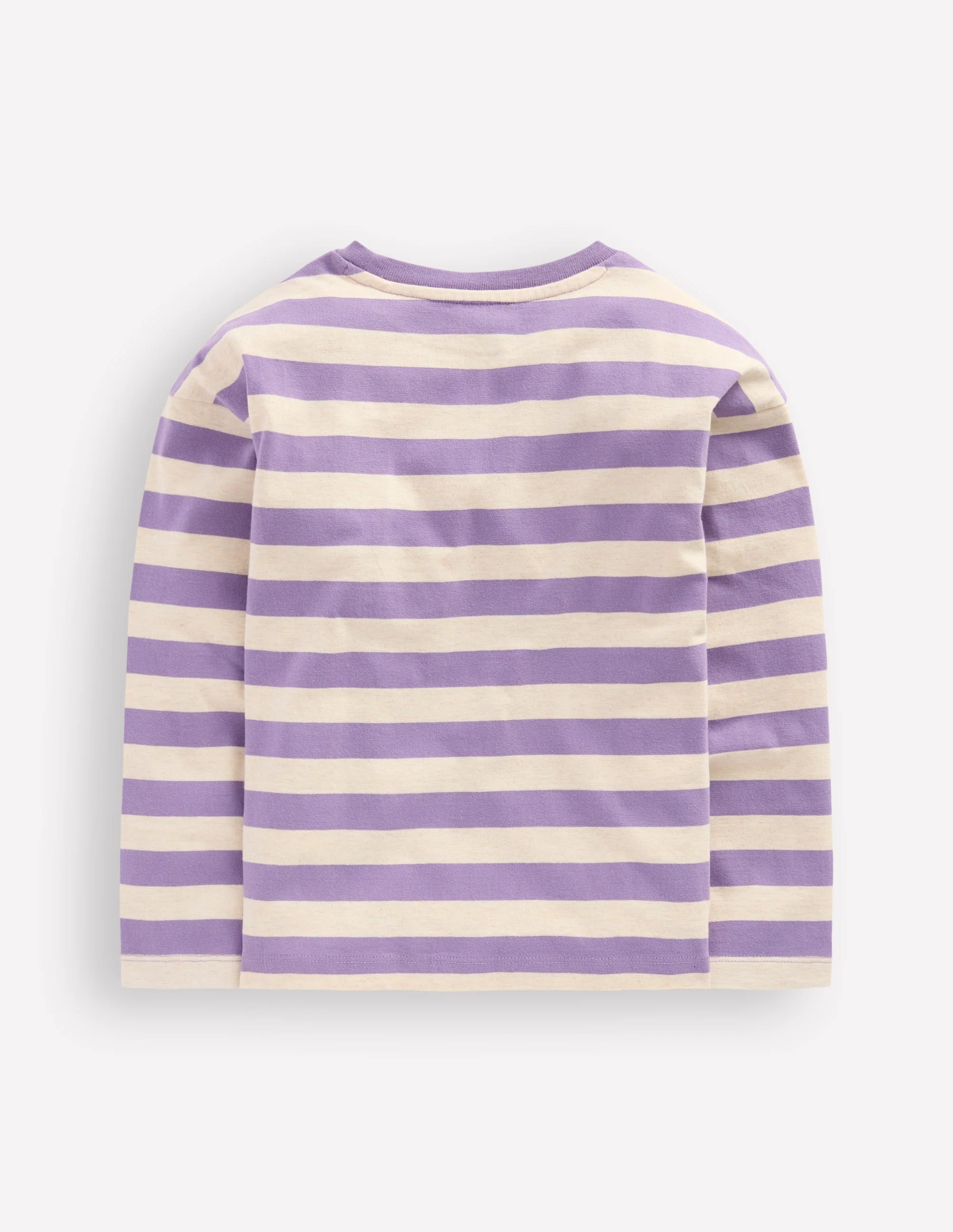 Relaxed Breton-Purple/Grey Marl Stripe - Image 2