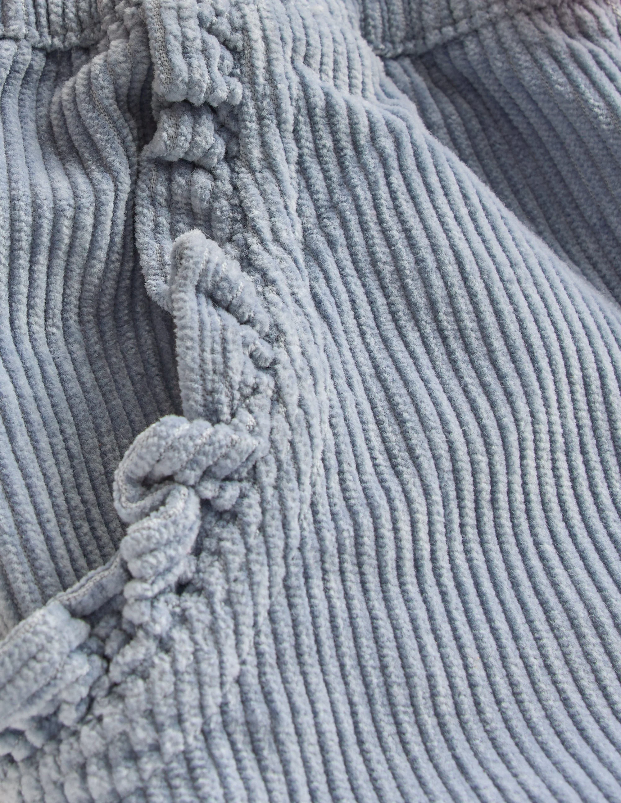 Relaxed Cord Trousers-Blue - Image 3