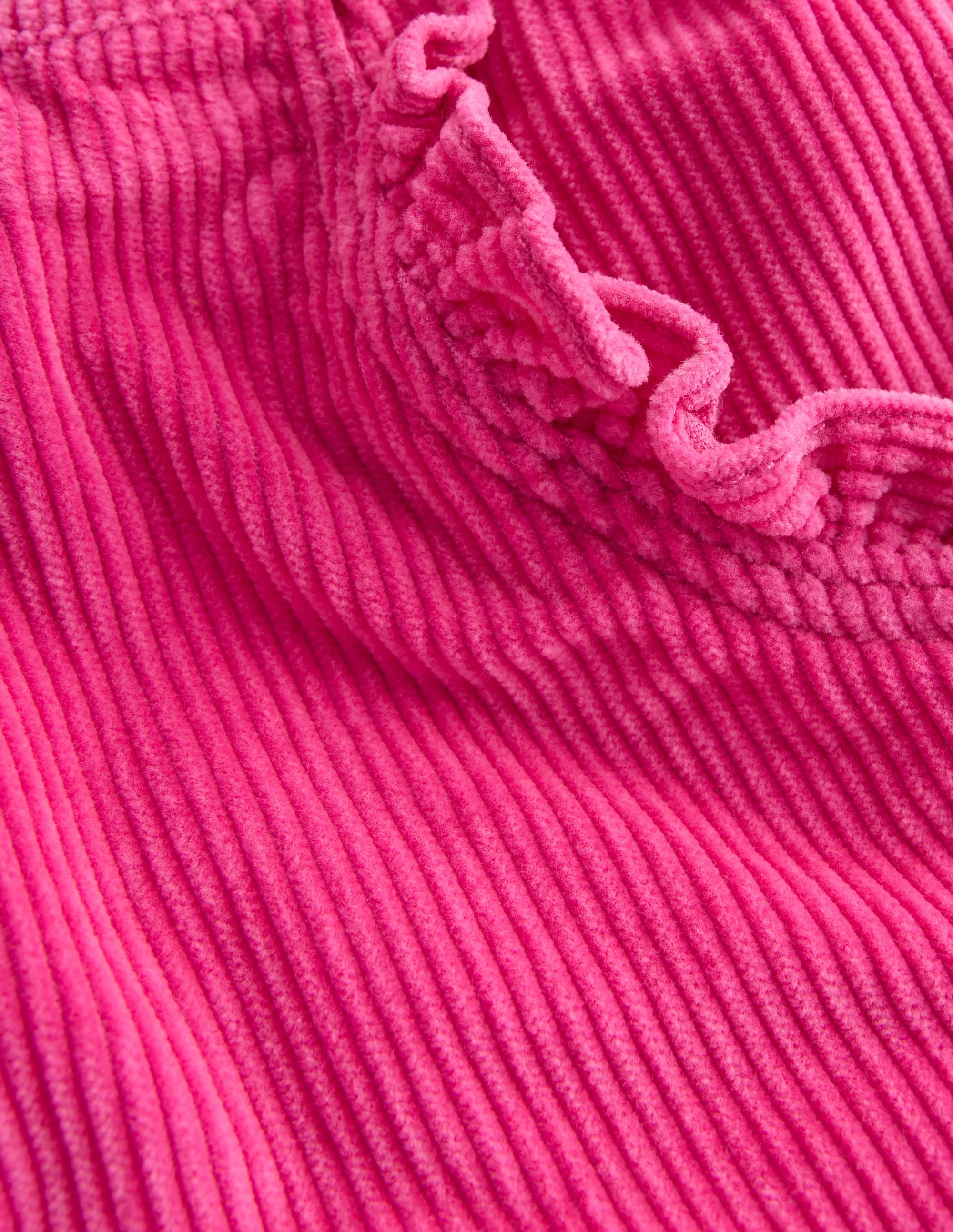 Relaxed Cord Trousers-Raspberry Pink - Image 3