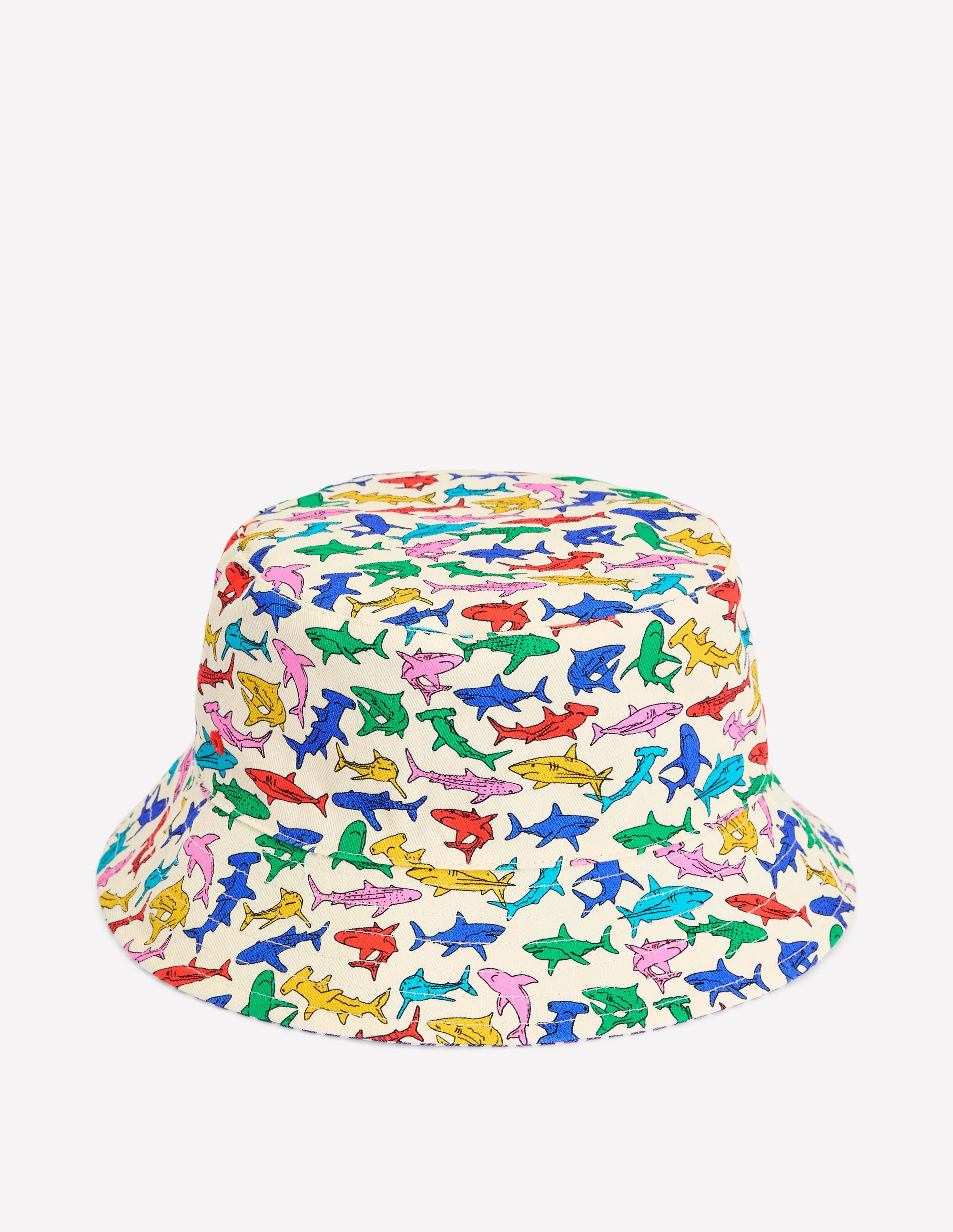 Reversible Bucket hat-Sapphire Blue Ticking Stripe - Image 2