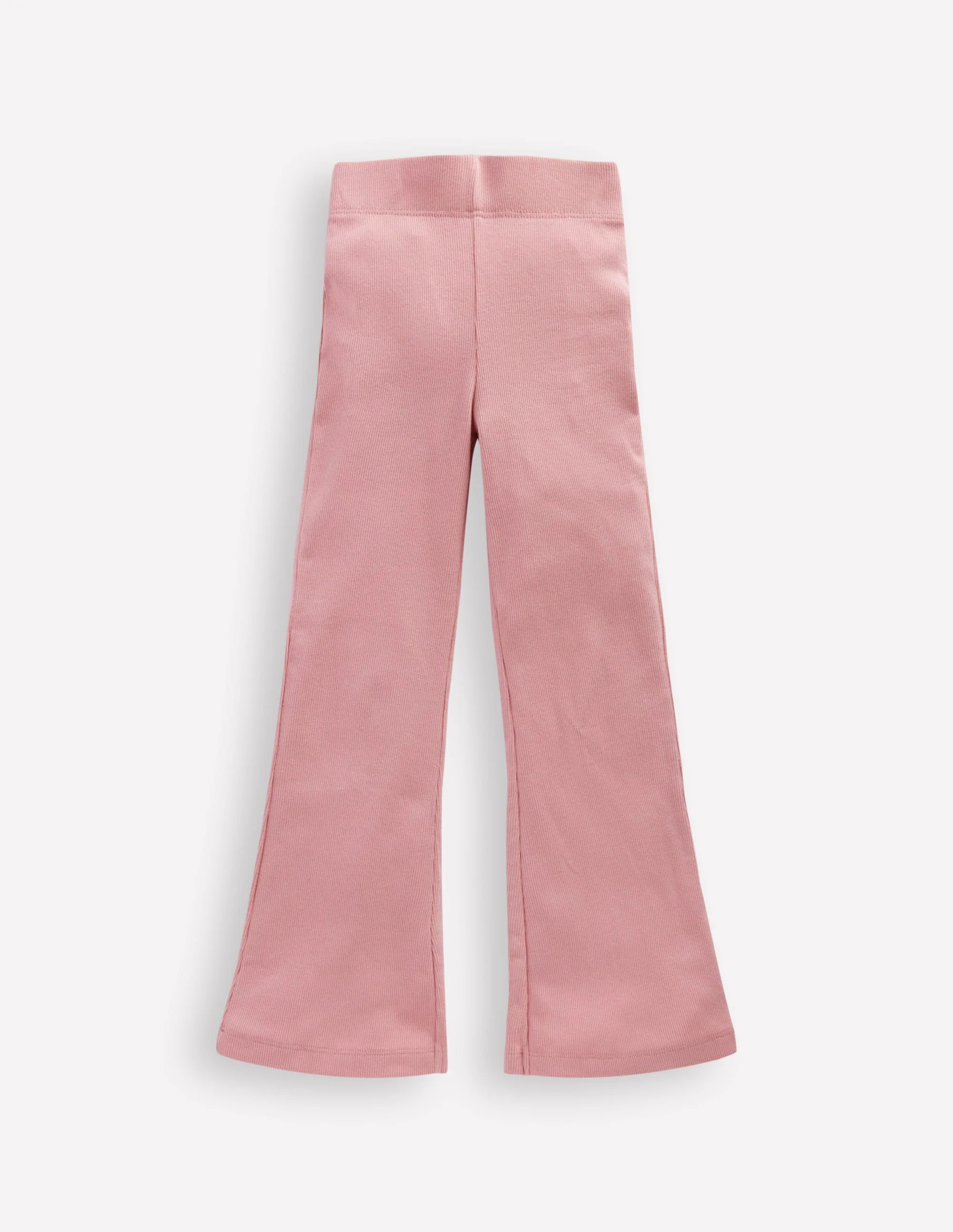 Ribbed Flare Leggings-Vintage Pink - Image 4