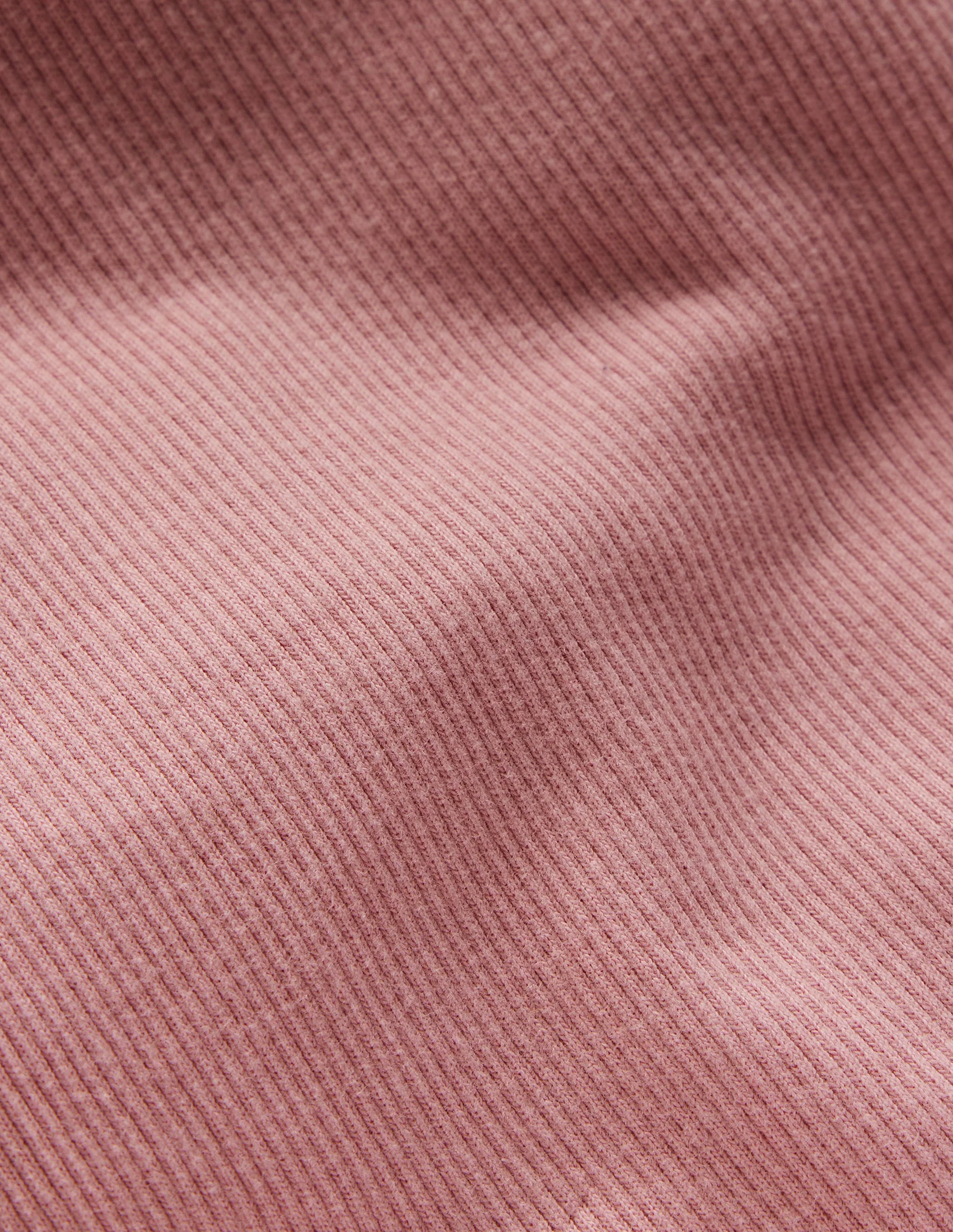 Ribbed Flare Leggings-Vintage Pink - Image 5