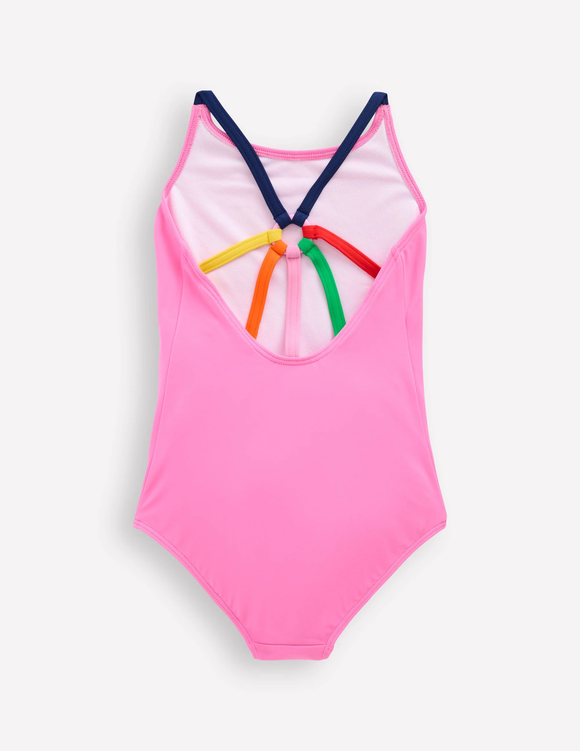 Selena Rainbow Strap Swimsuit-Strawberry Milkshake - Image 2
