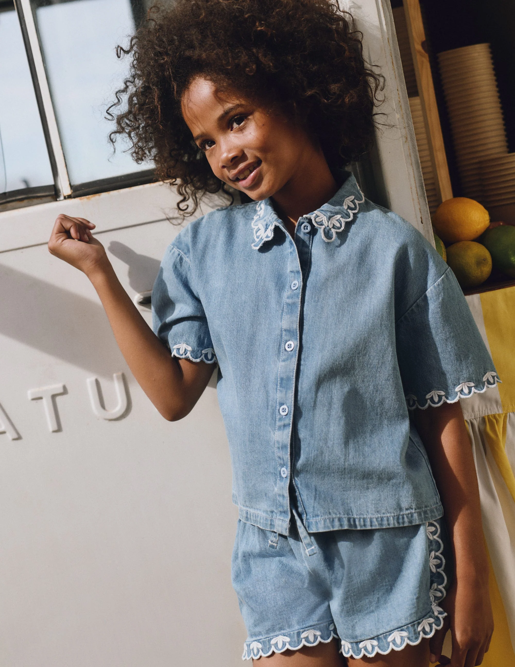 Short Sleeve Relaxed Shirt-Mid Vintage