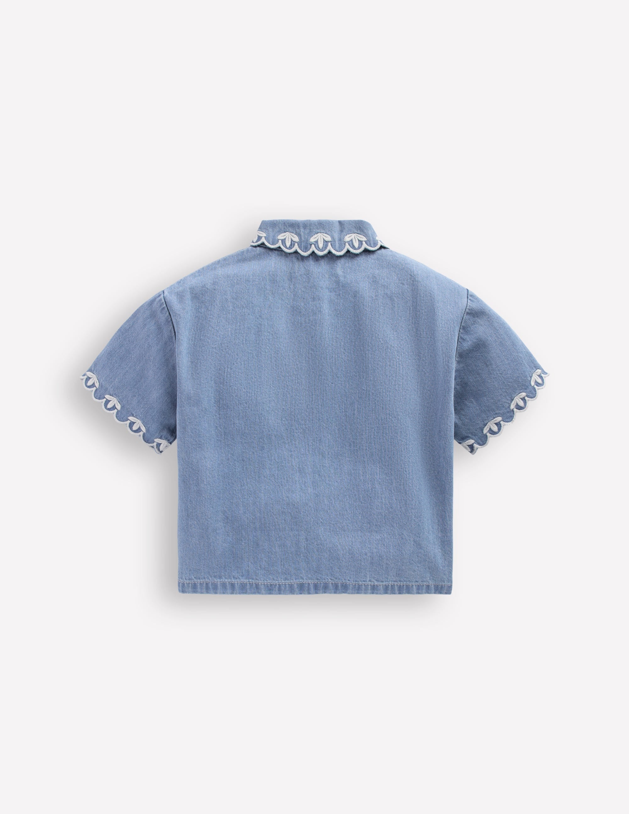 Short Sleeve Relaxed Shirt-Mid Vintage - Image 3