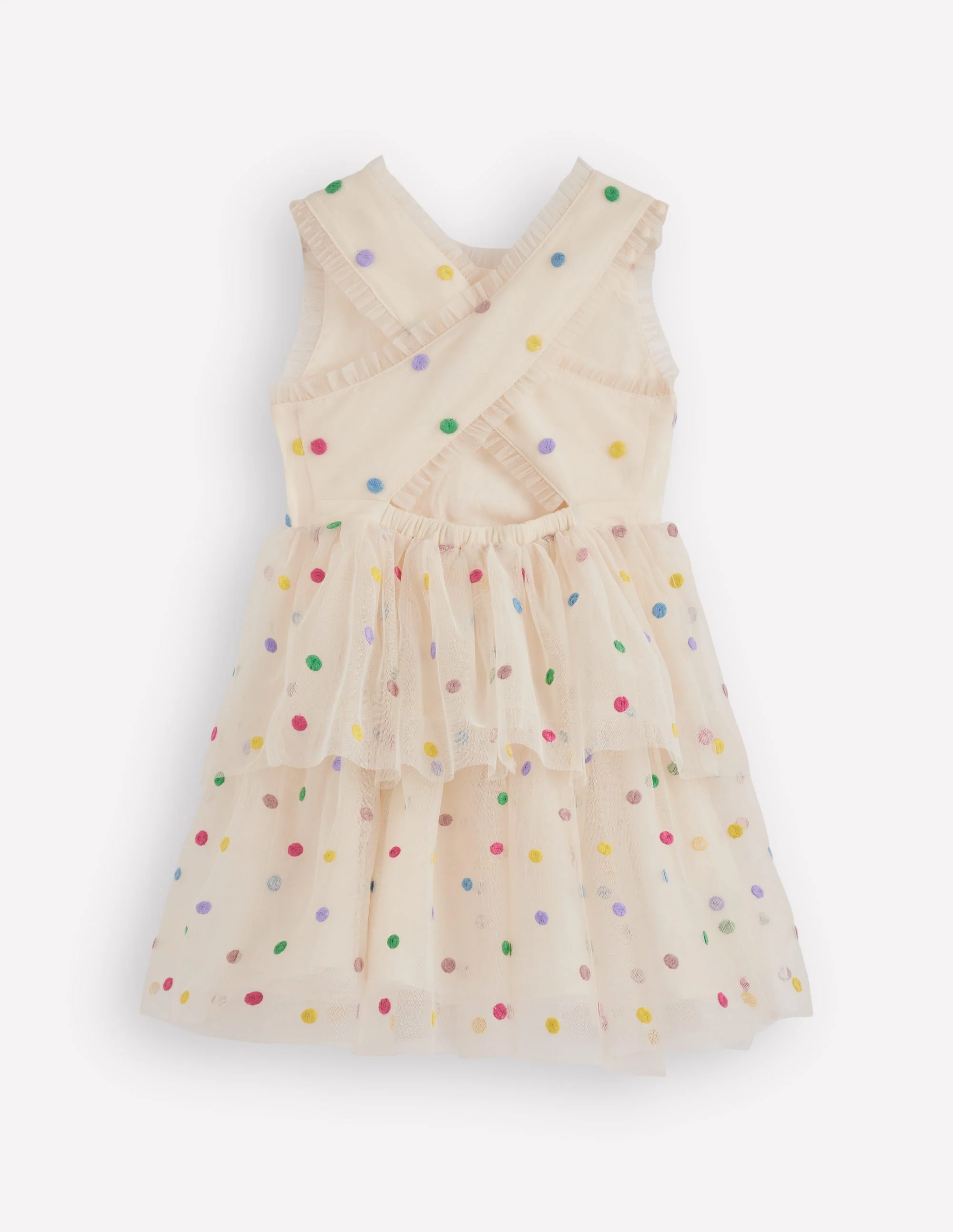 Spot Occasion Dress-Soft Ivory Multi Spot - Image 2