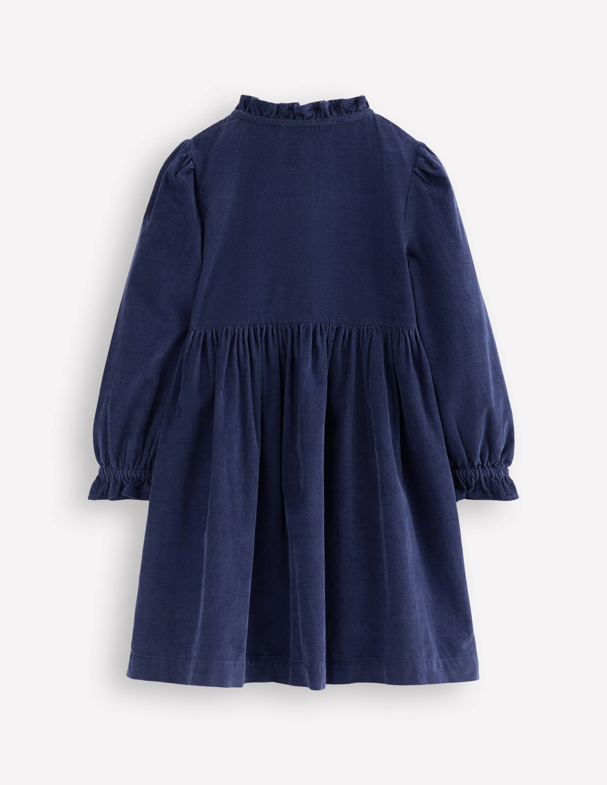 Suki Long Sleeve Smocked Dress-College Navy - Image 2