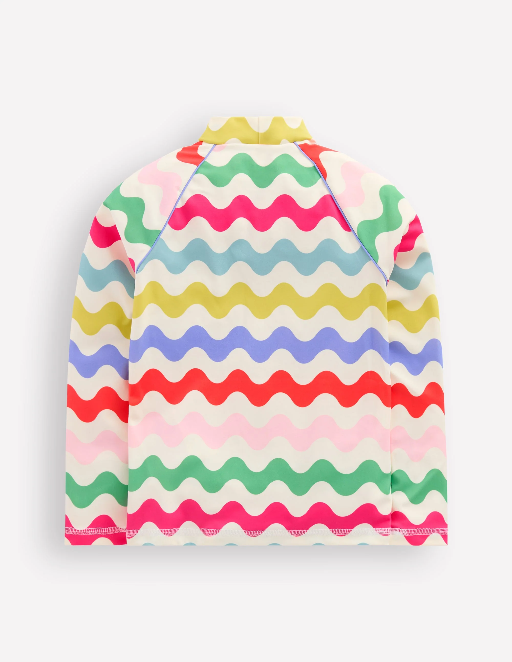 Sunsafe Patterned Rash Vest-Multi Wave - Image 2