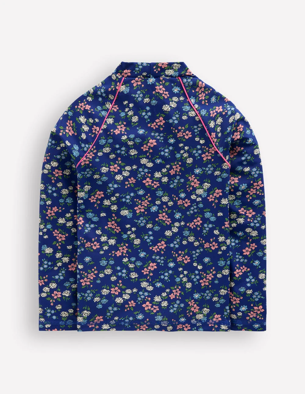 Sunsafe Patterned Rash Vest-Sapphire Blue Meadow Floral - Image 2