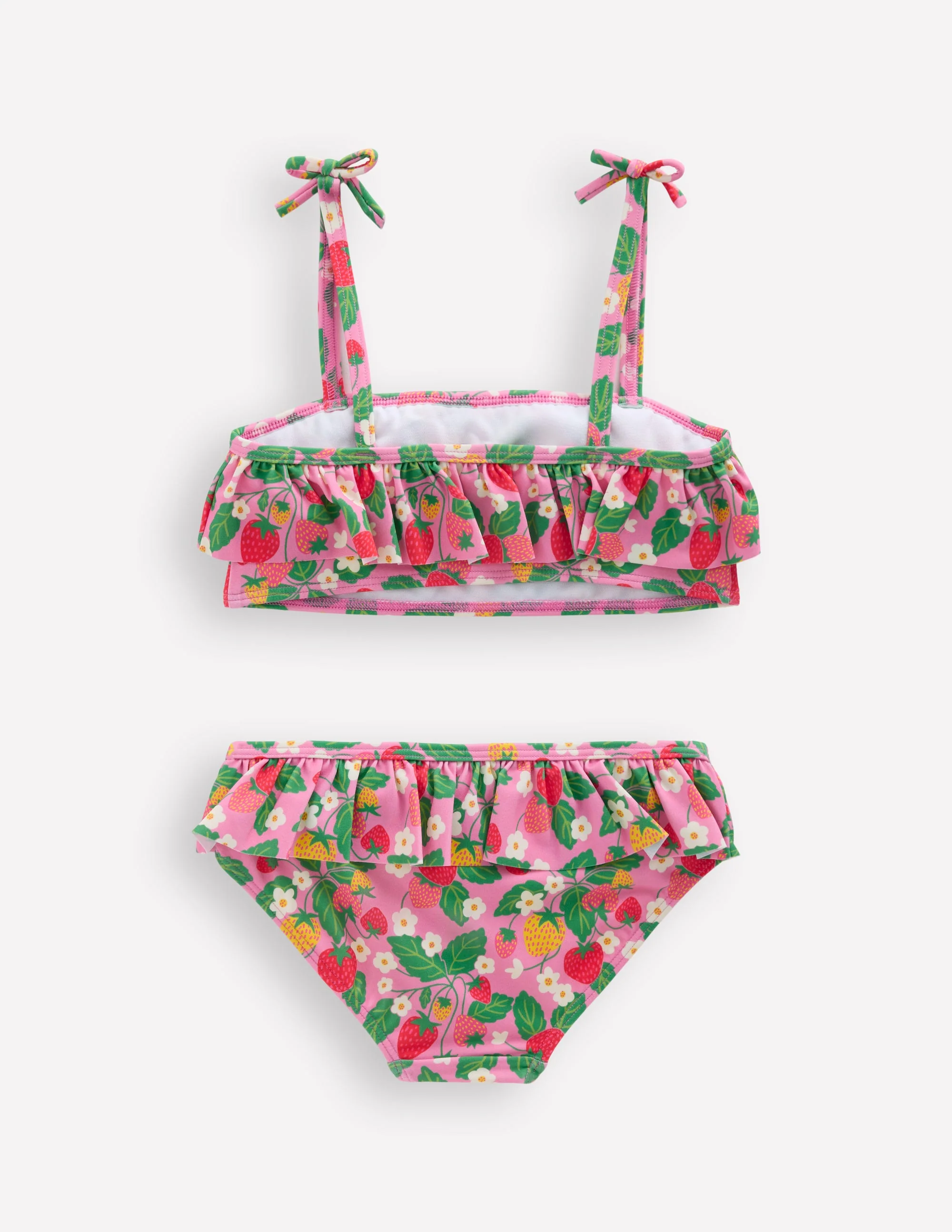 Tallulah Frill Bikini-Pink Strawberry Patch - Image 2