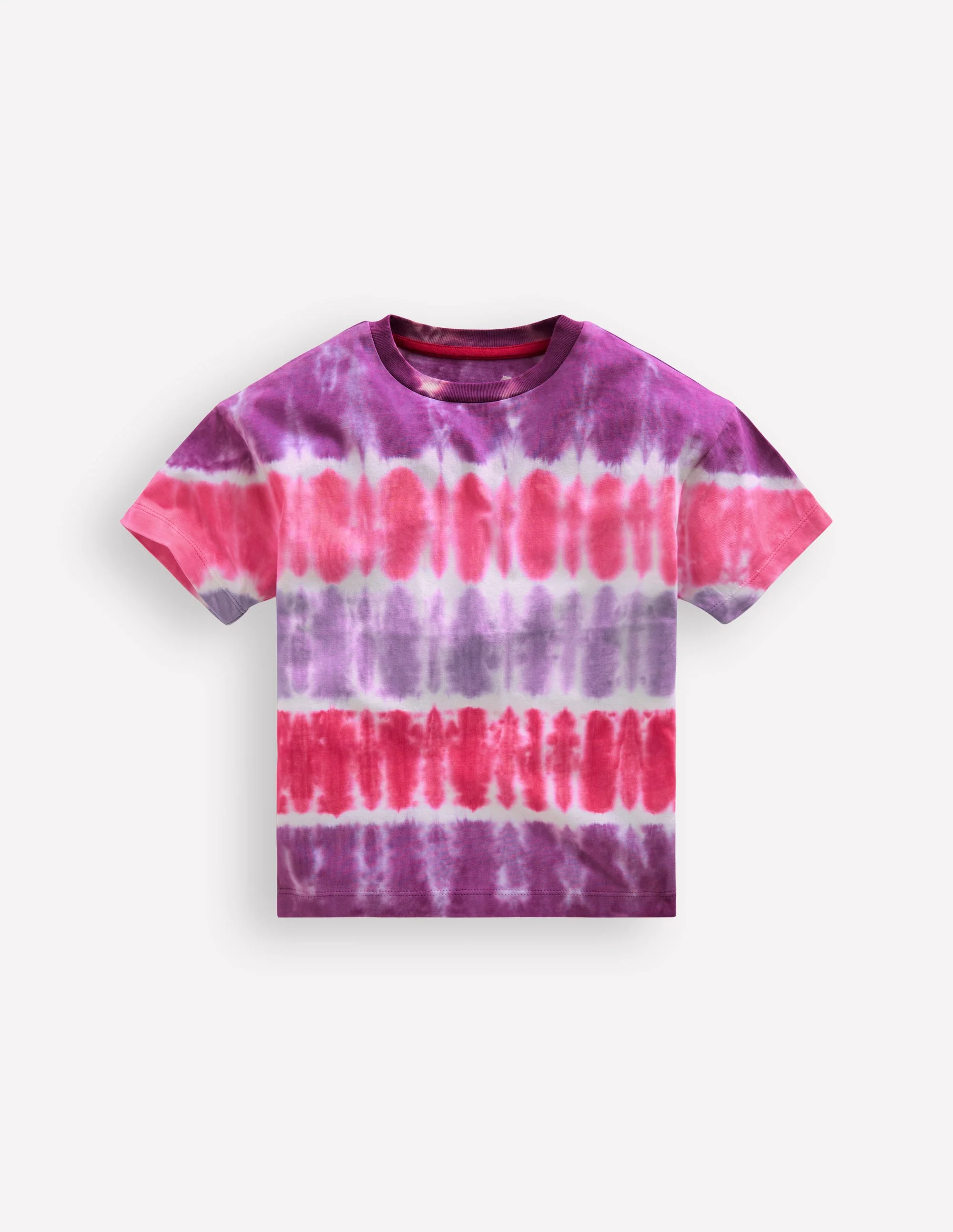 Tie Dye Logo Top-Pink Tie Dye