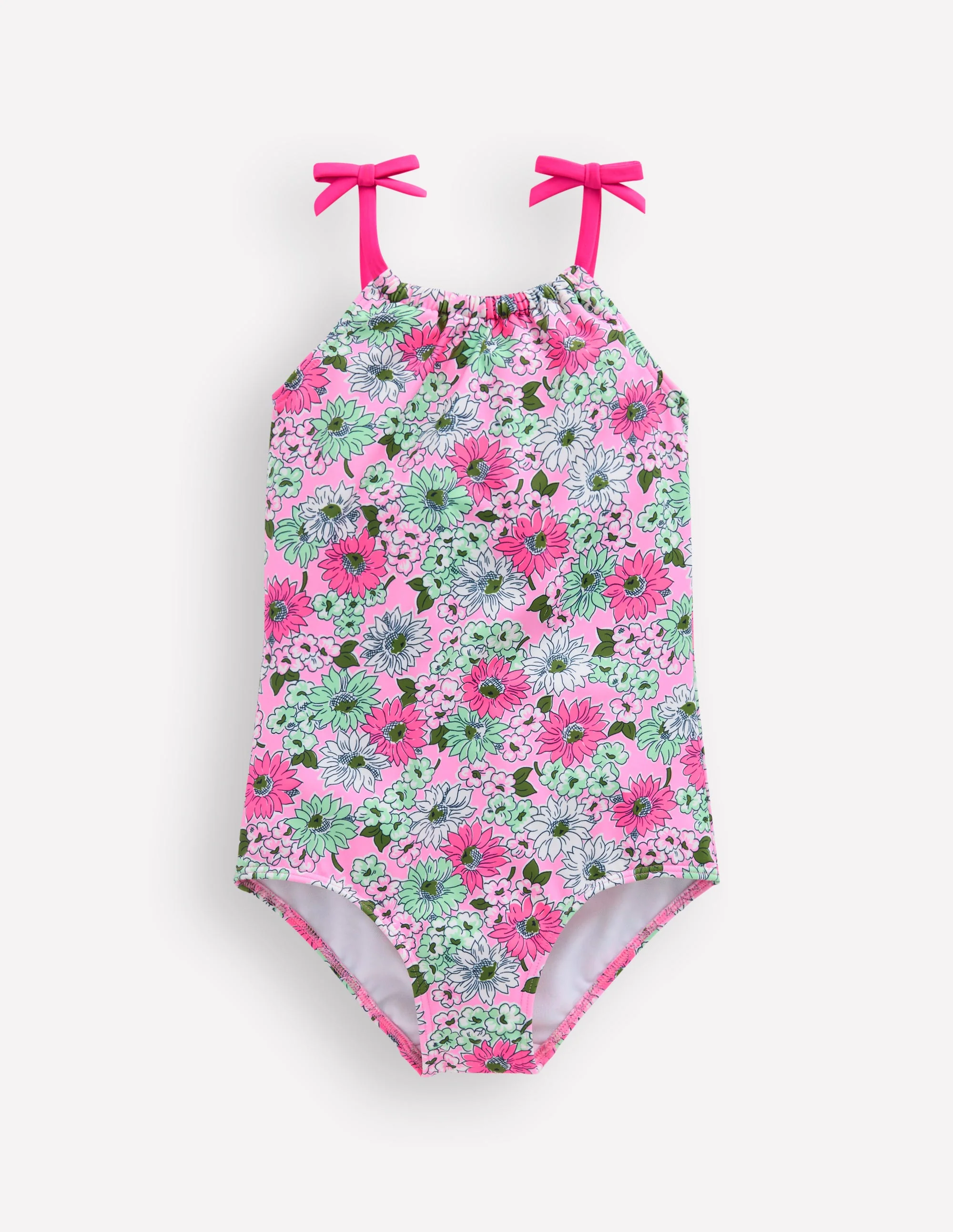 Tie Shoulder Swimsuit-Lilac Chiffon Cornflower
