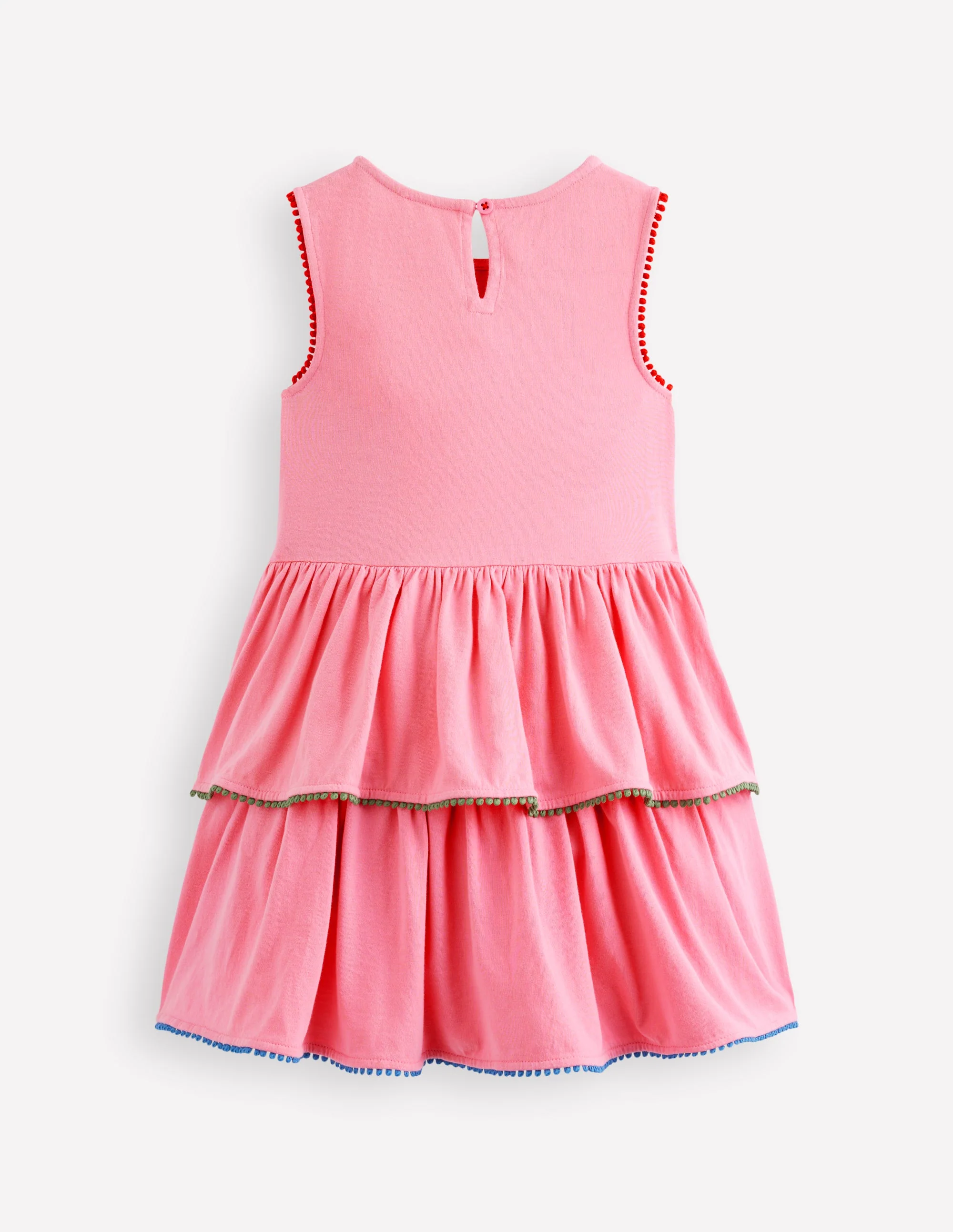 Tiered Jersey Sundress-Bubblegum Pink - Image 3