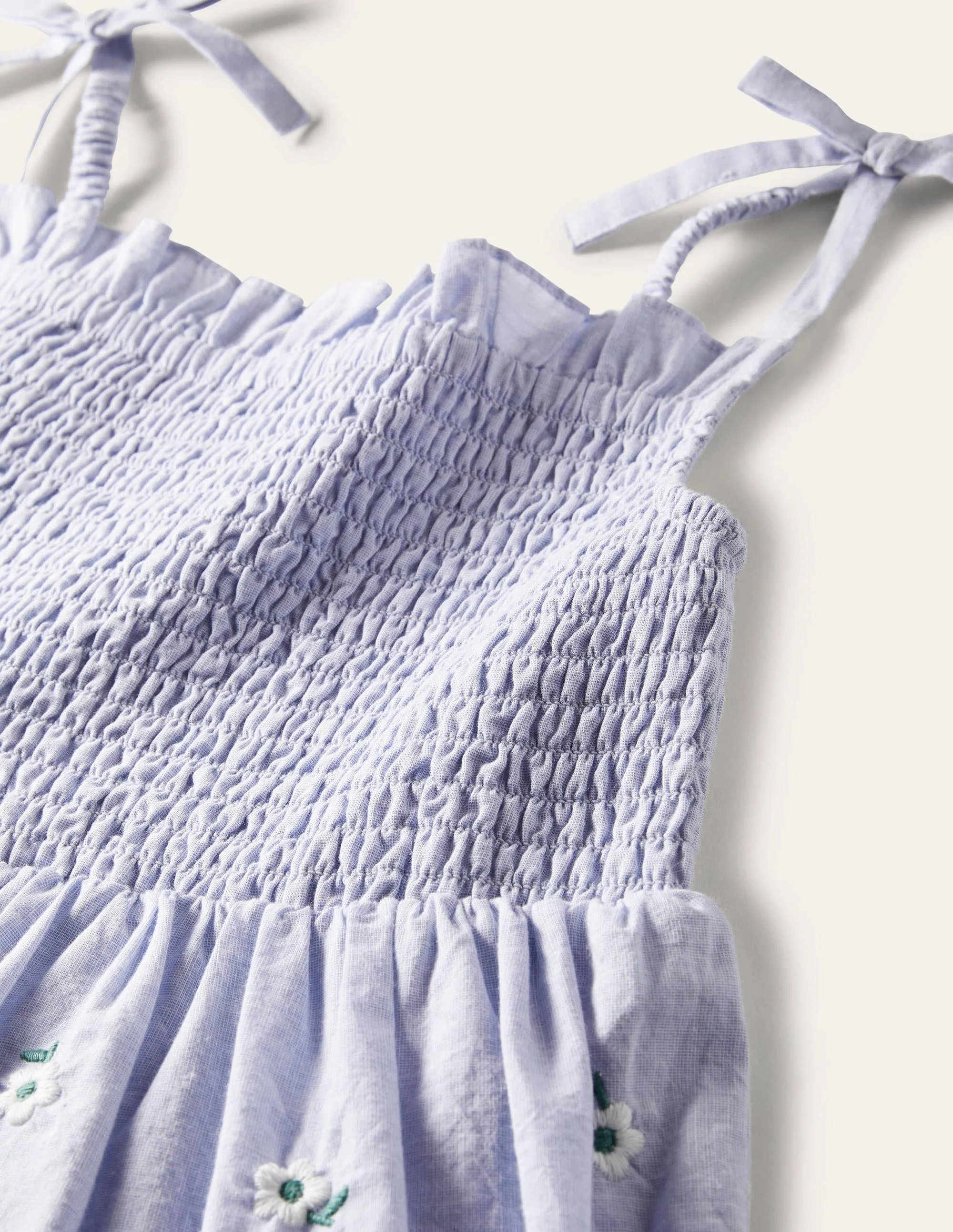 Tiered Sun Dress-Chambray - Image 3