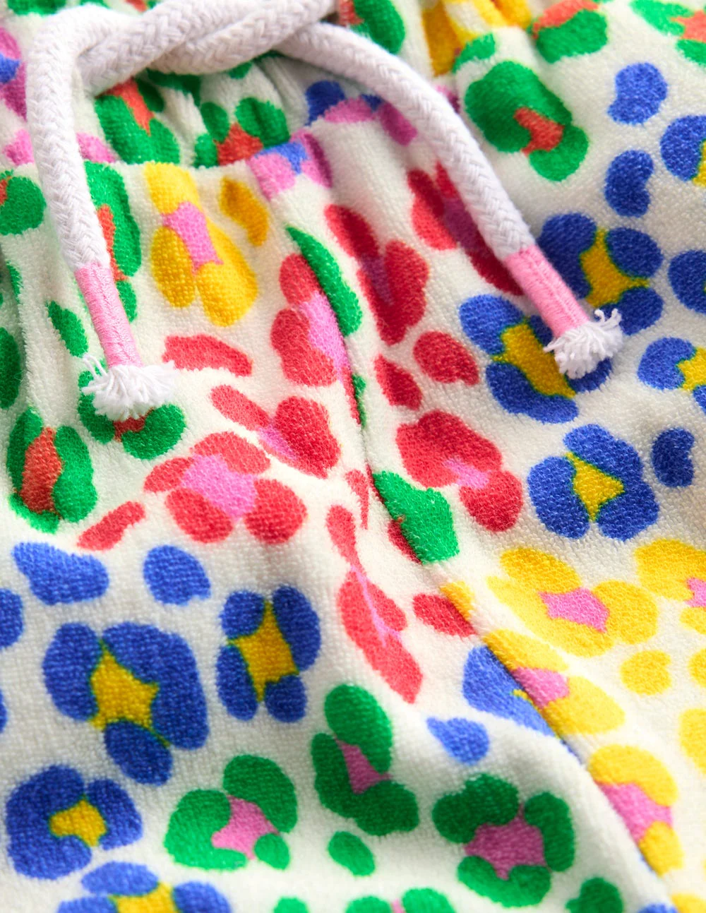 Towelling Trousers-Multi Rainbow Leopard - Image 3