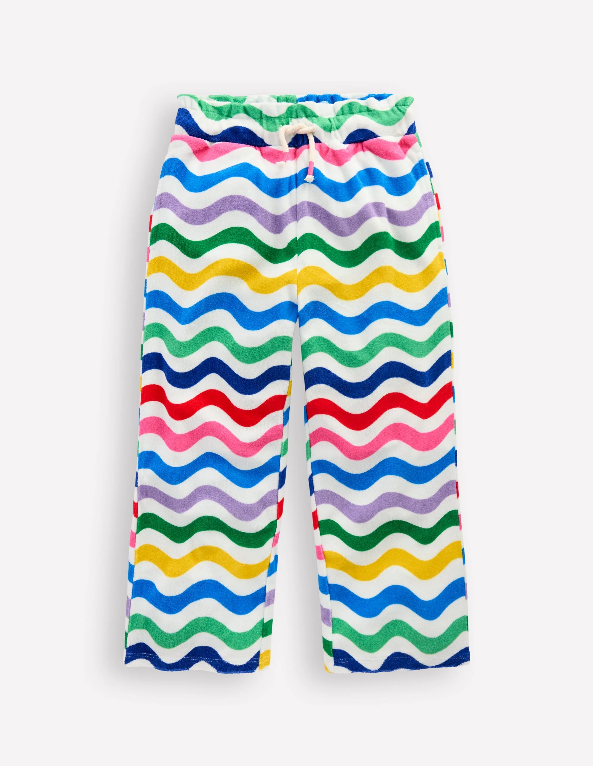 Towelling Trousers-Multi Wave