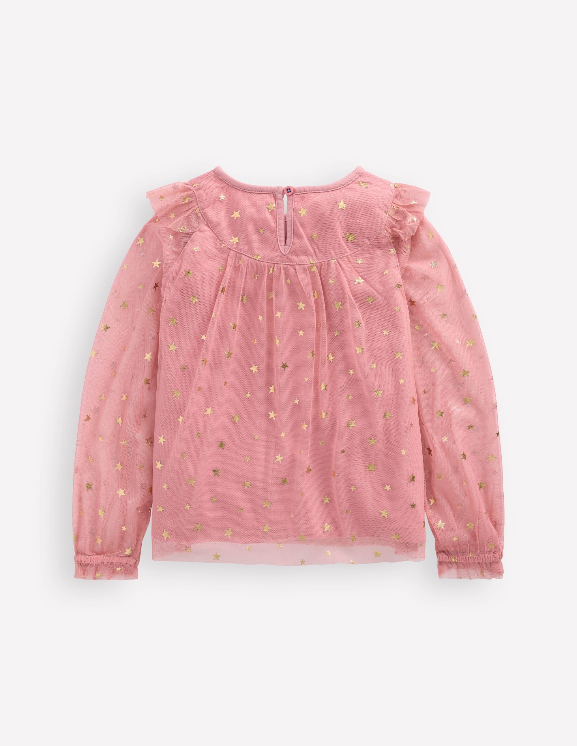 Tulle Party Top-Almond Pink Stars - Image 5