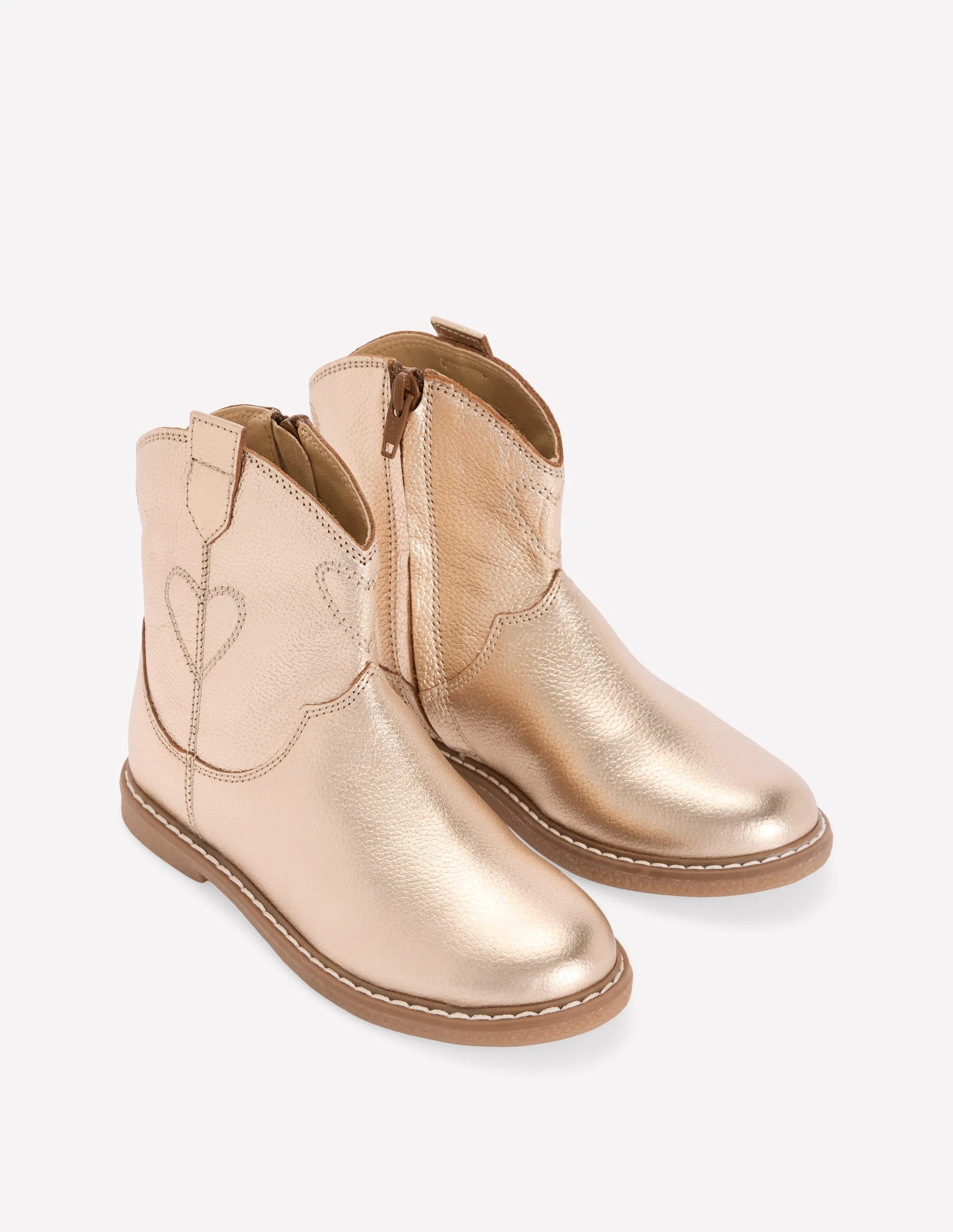 Western Boots-Gold - Image 2